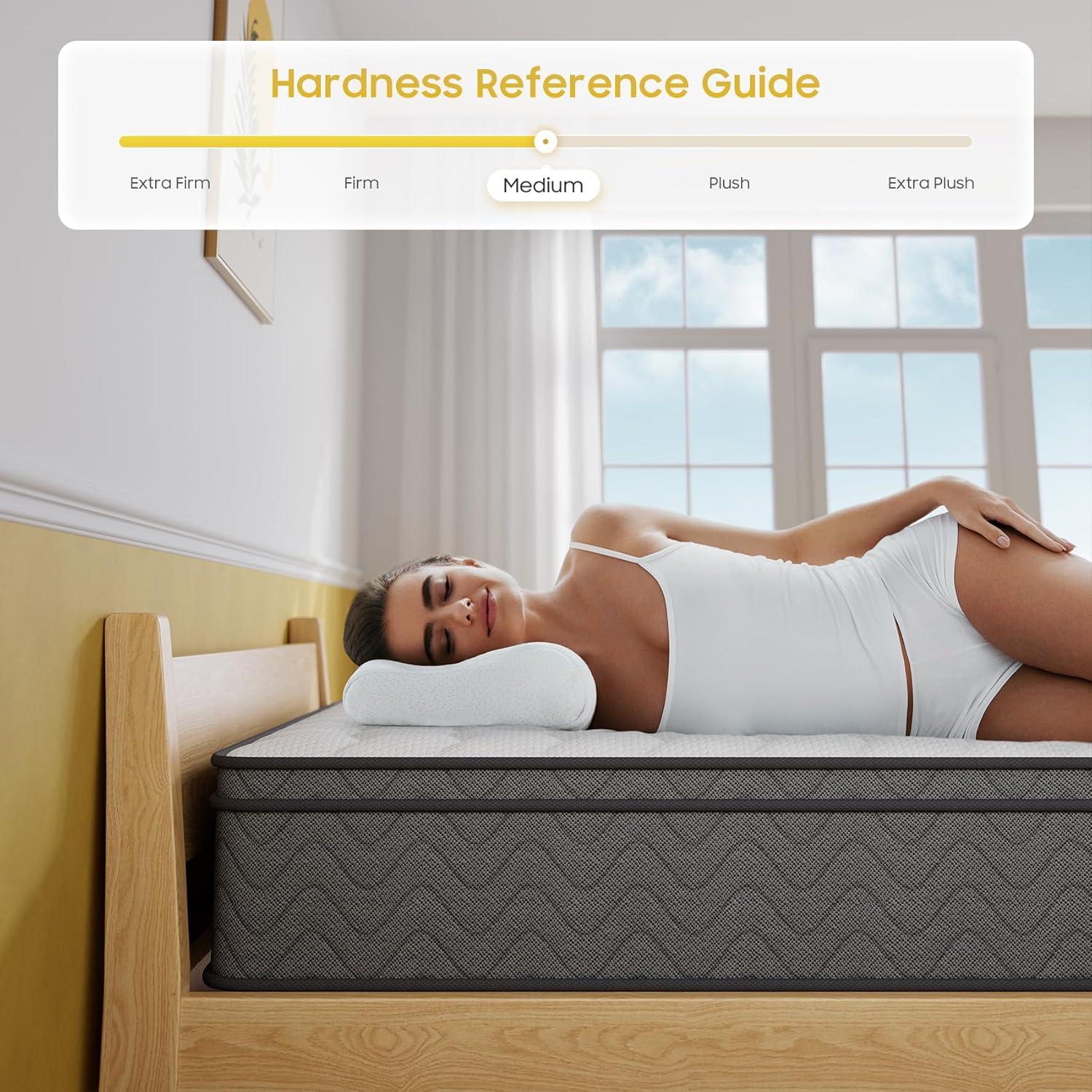 King Eurotop Black Gel Memory Foam Innerspring Mattress