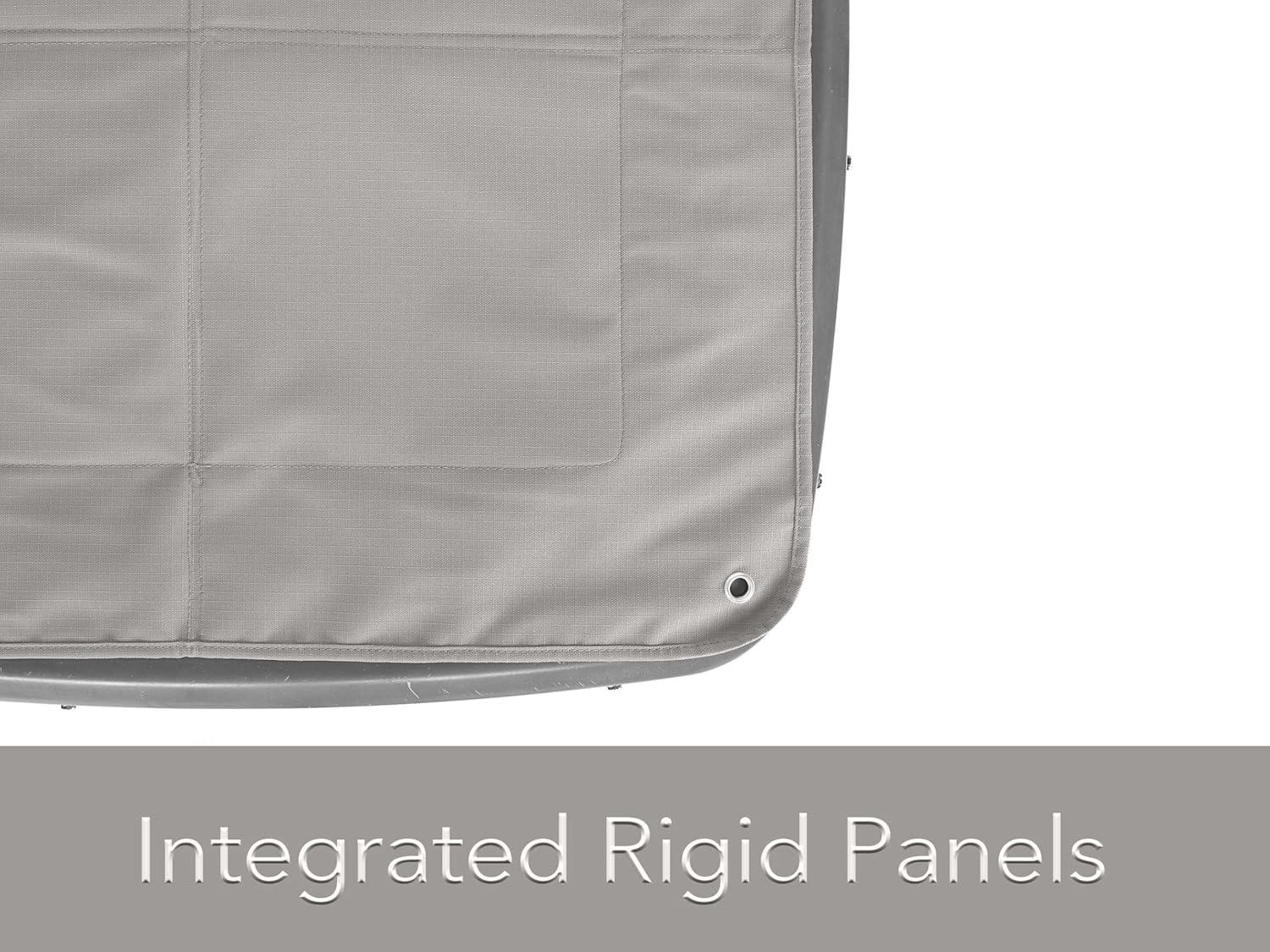 Covermates Armor Top Air Conditioner Cover â€“ Durable Outdoor Protection for AC Units, Ultima 600D Polyester, Armor Top 24W x 24D, Ripstop Grey