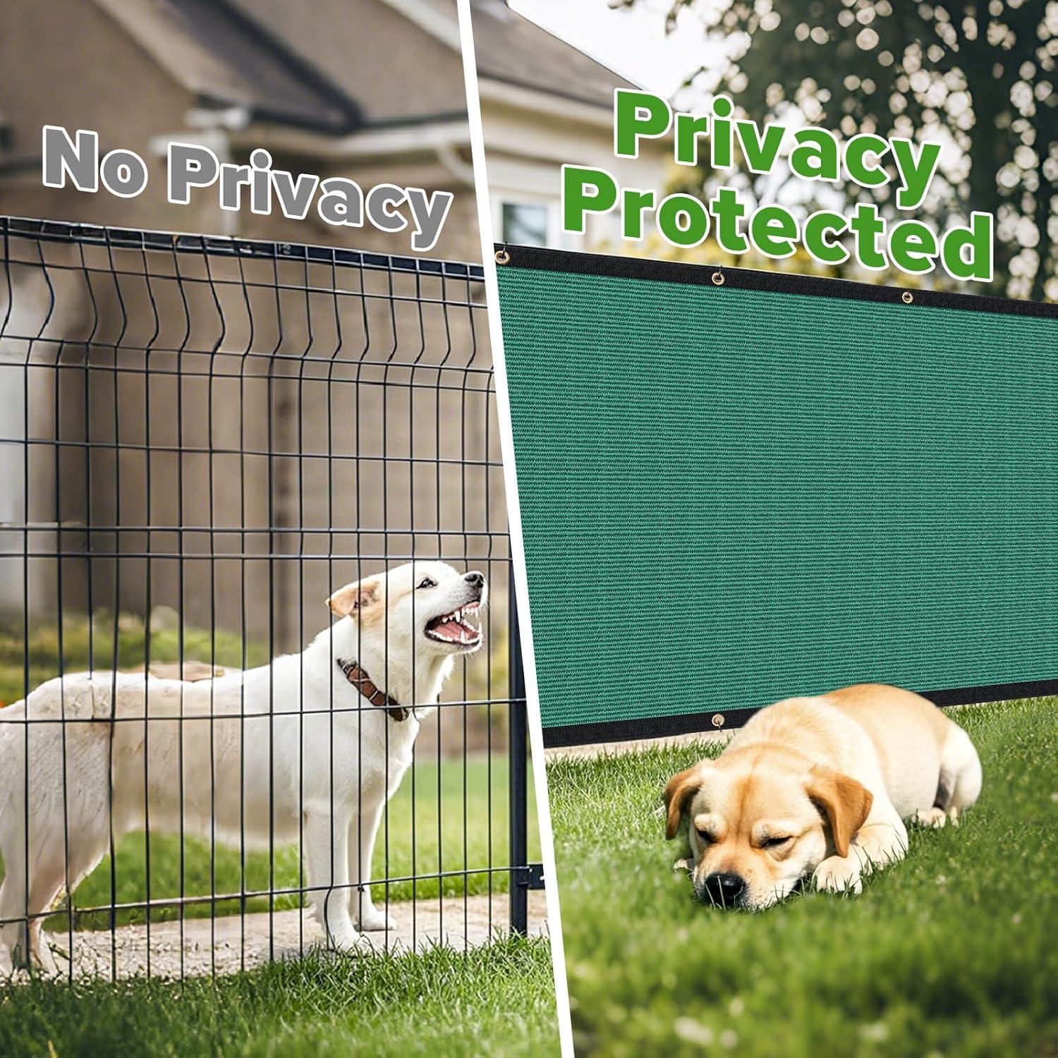 Bibana 6 ft. H x 50 ft. W Composite Privacy Screen