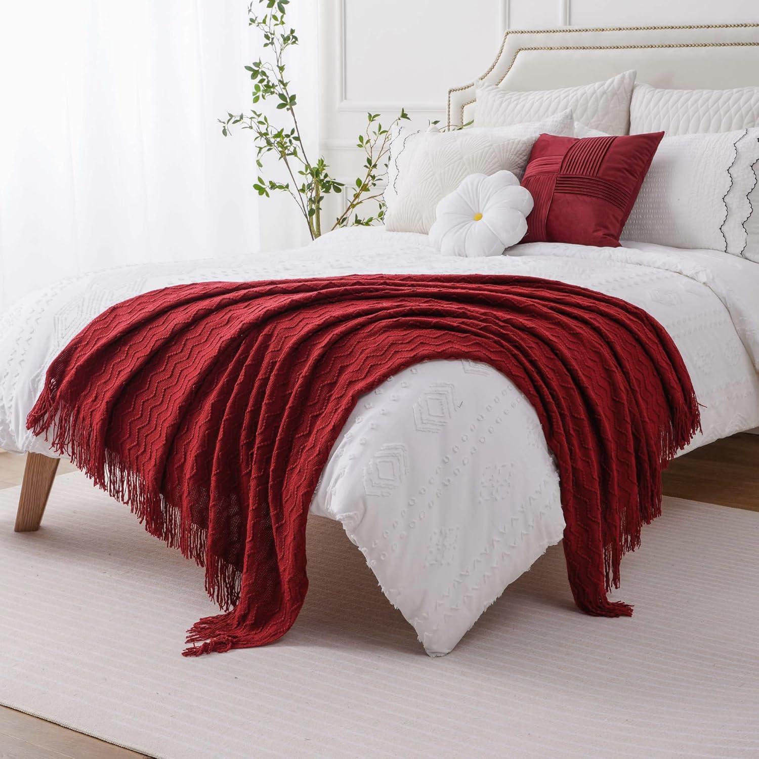 Battilo Home Plain Weave / Muslin Throw Blanket