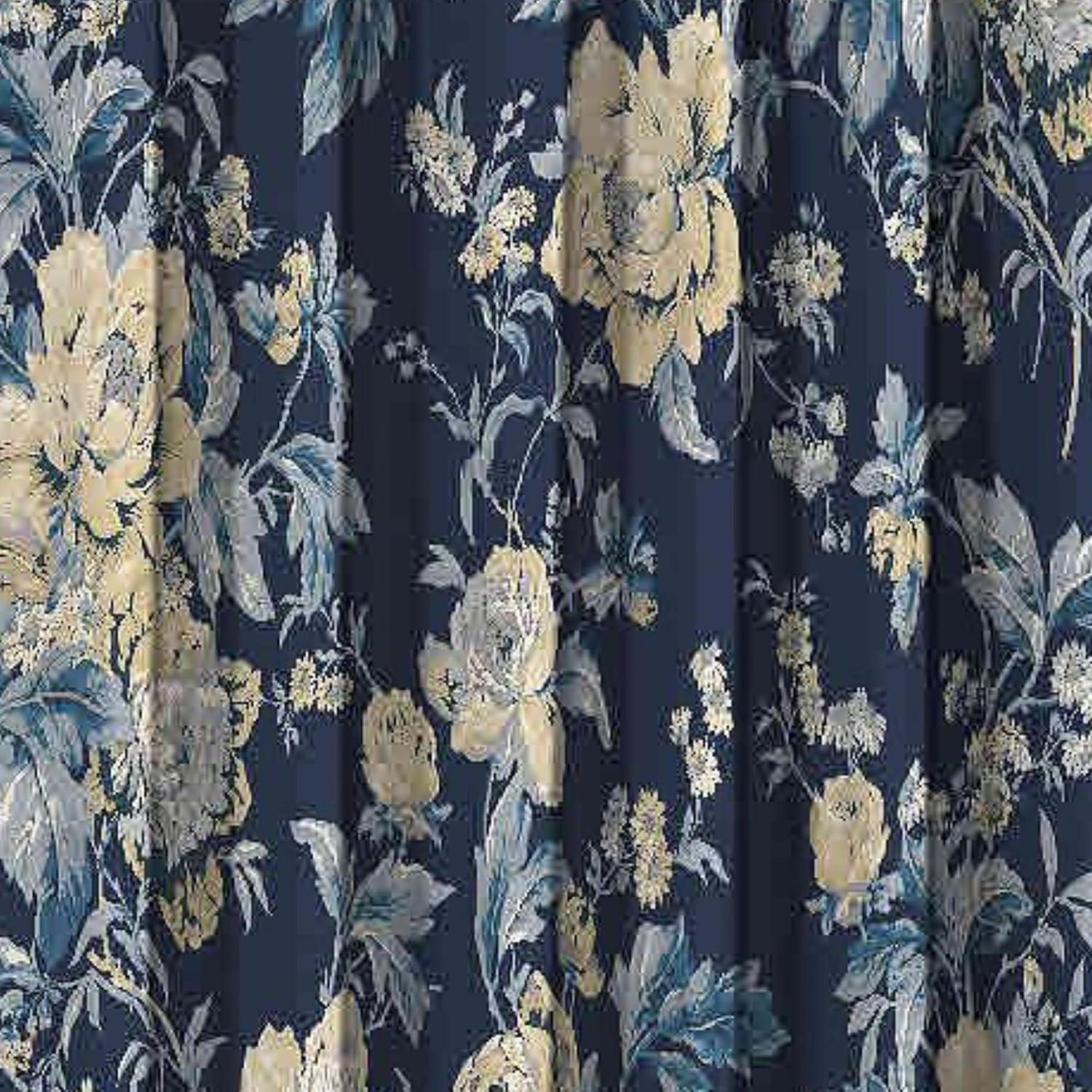Forever Yours Floral 52" Curtain Window Valance