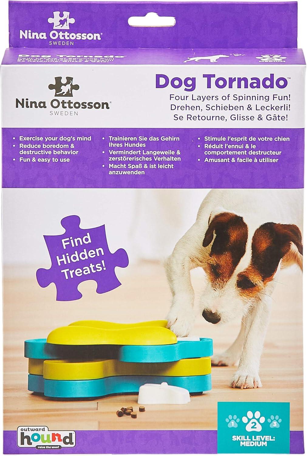 Outward Hound Nina Ottosson Tornado Puzzle Stimulating Interactive Dog Toy