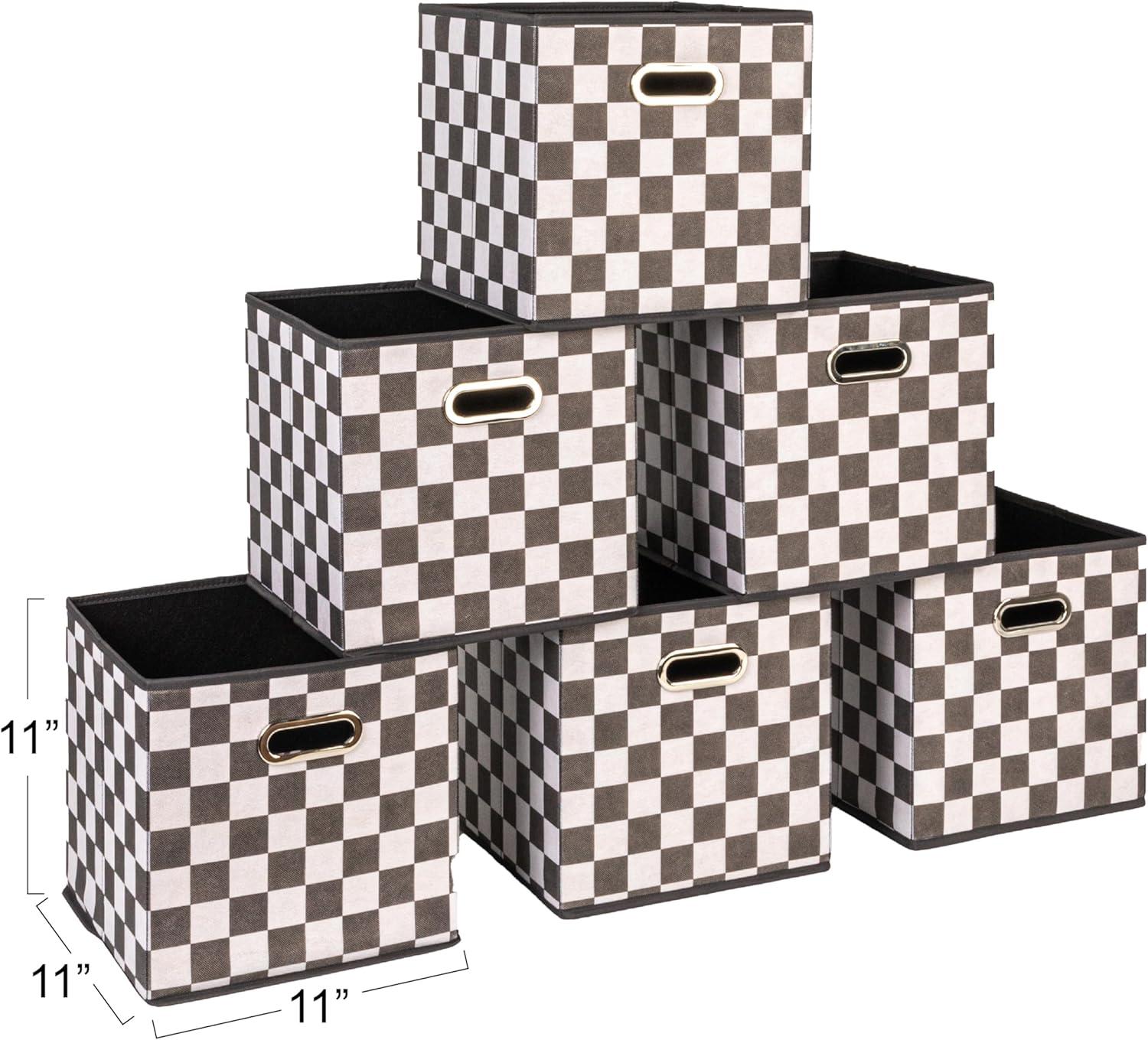 Household Essentials Wayfair Basics® Open Fabric Storage Bin Set (Set of 6)
