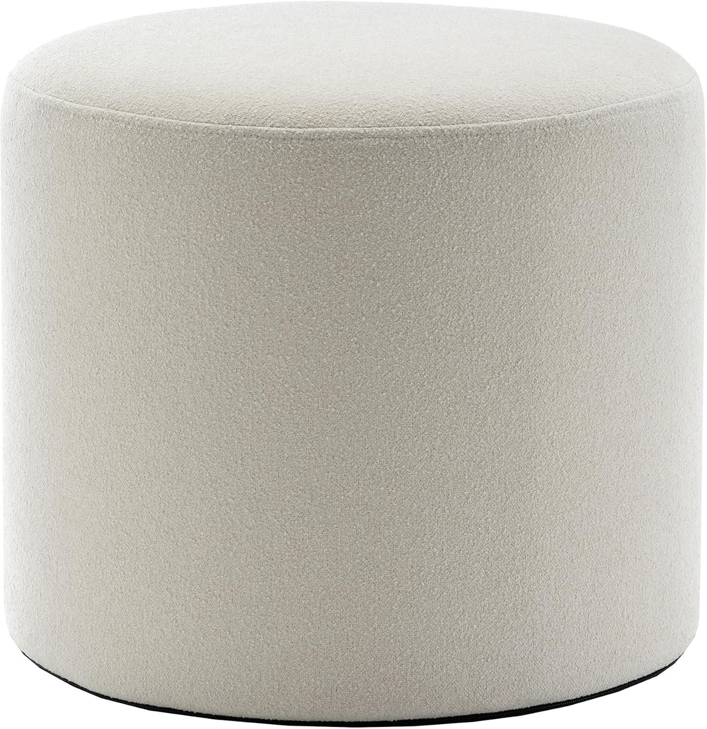 19" Round Pouf Ottoman - WOVENBYRD