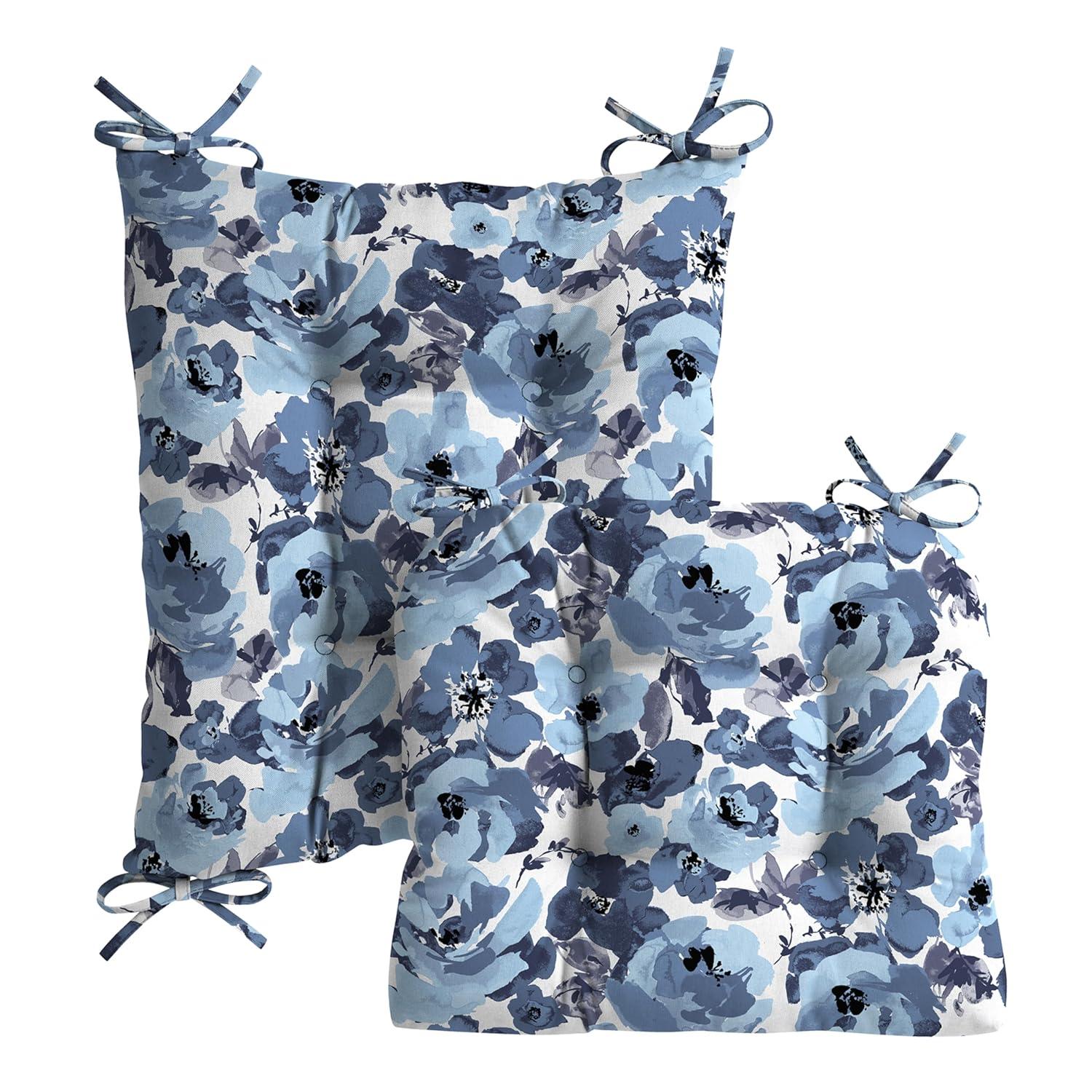 ARDEN Arden Plush Indoor/Outdoor Rocking Chair Cushion Set, 18 x 20