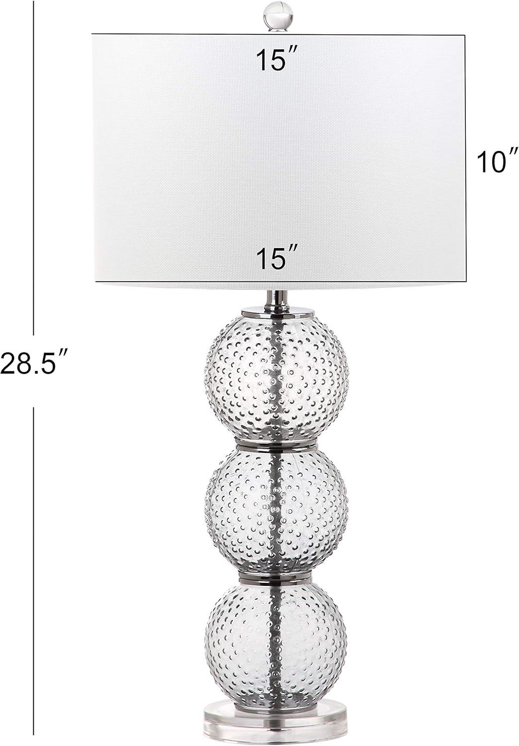 Port Robert Glas Table Lamp (Set of 2) - Smoke - Safavieh.