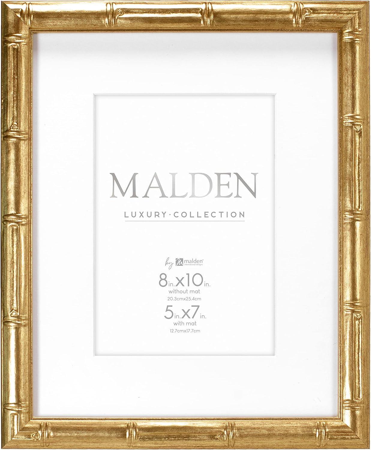 Malden Gold Picture Frame with Mat