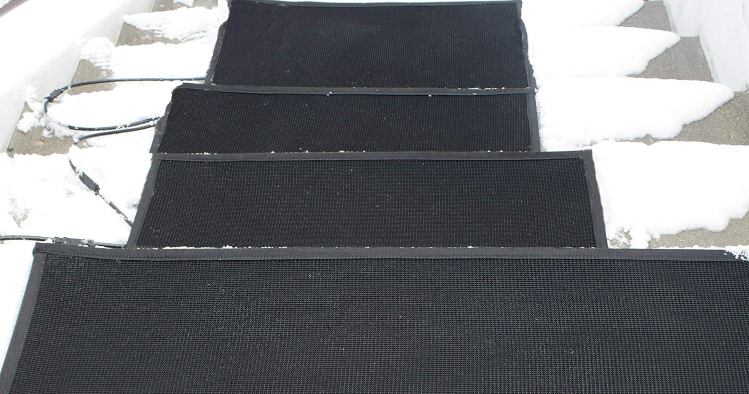 Heated Snow Melting Stair Mat, 11"x30", connectable, SM11x30C-RES (SMPC power cord sold separately)