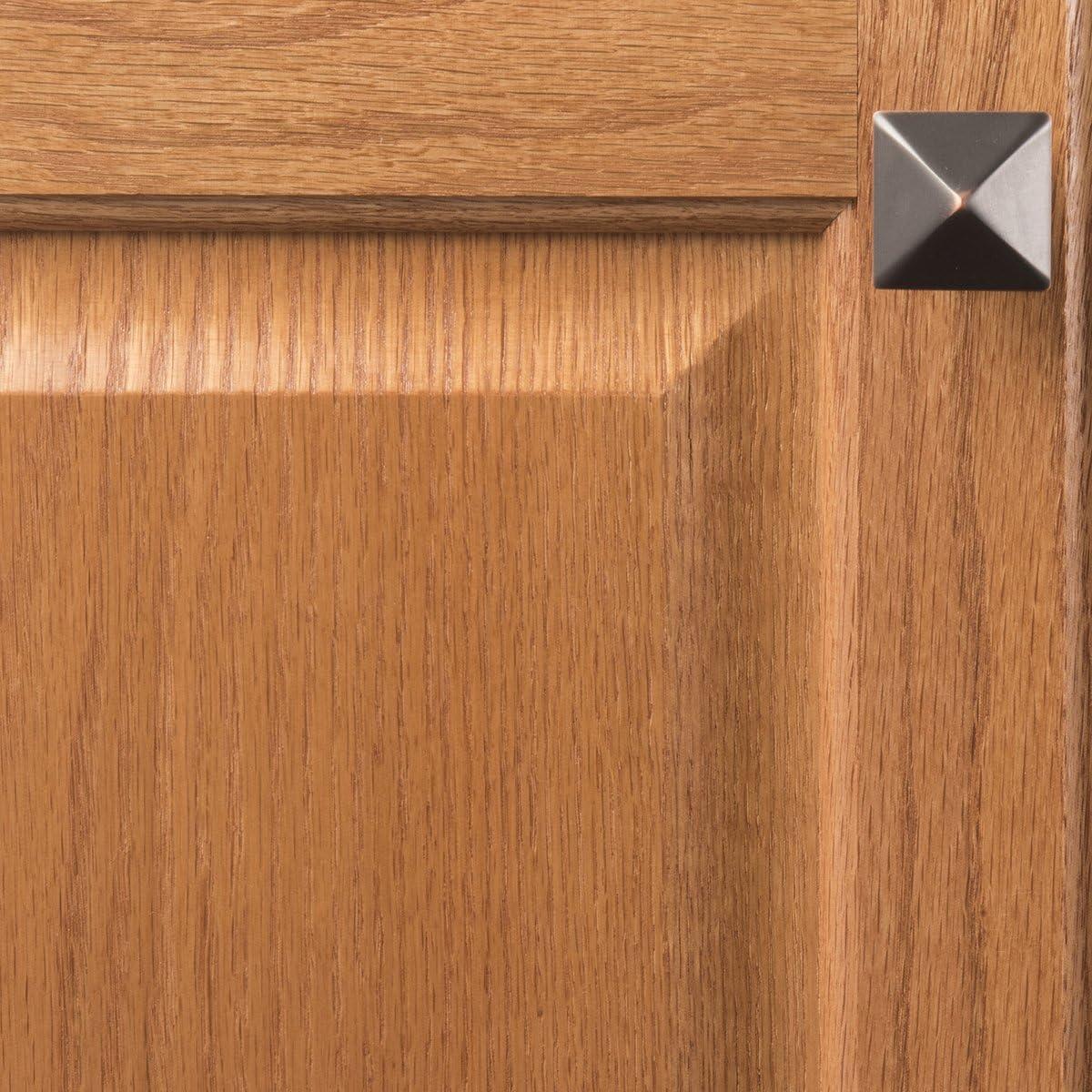 Oil-Rubbed Bronze Square Cabinet Knob with Mounting Hardware