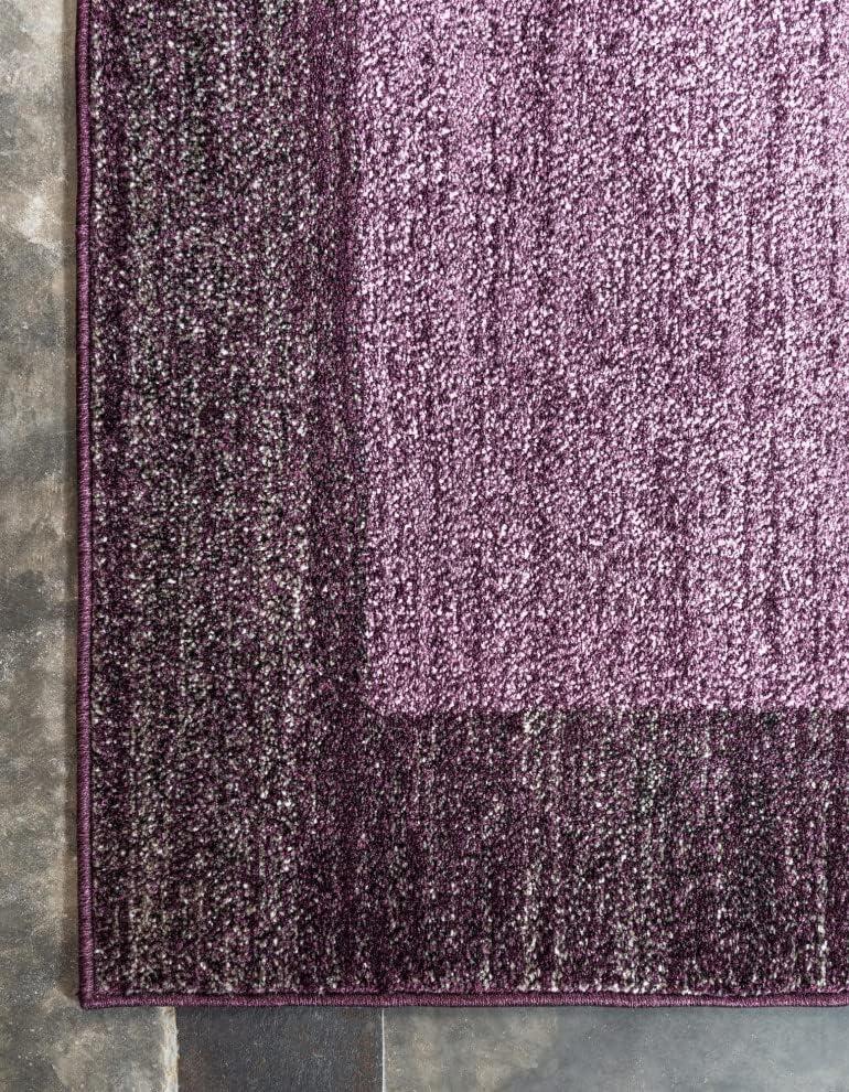 Rugs.com Angelica Collection Rug – 9' x 12' Violet Medium Rug Perfect For Living Rooms, Large Dining Rooms, Open Floorplans