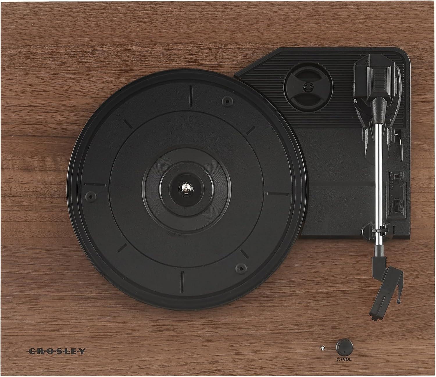 Crosley Riff Bluetooth Vinyl Record Player with Speakers, 3-Speed Turntable, 6 Modular Layouts