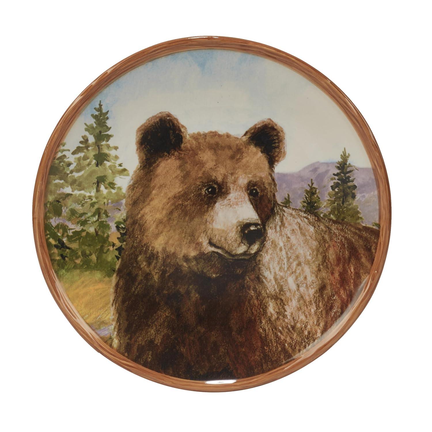 Mountain Summit Assorted Colors Dessert Plates (Set of 4)