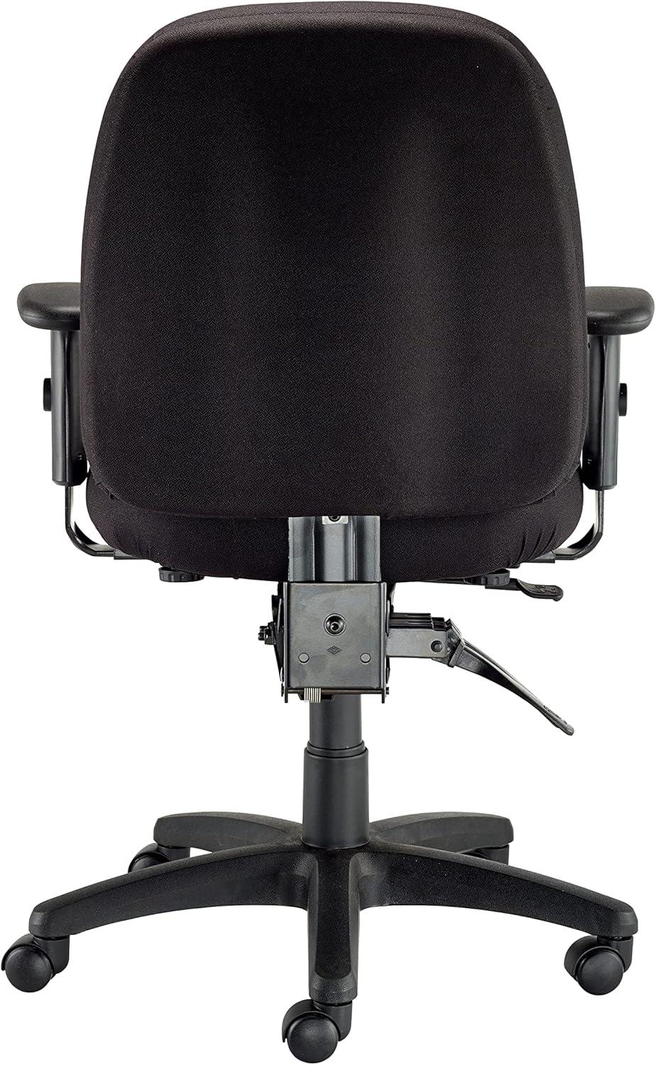 Eurotech 4 x 4 Multi Function Ergonomic Office Desk Chair w/ Armrests, Black