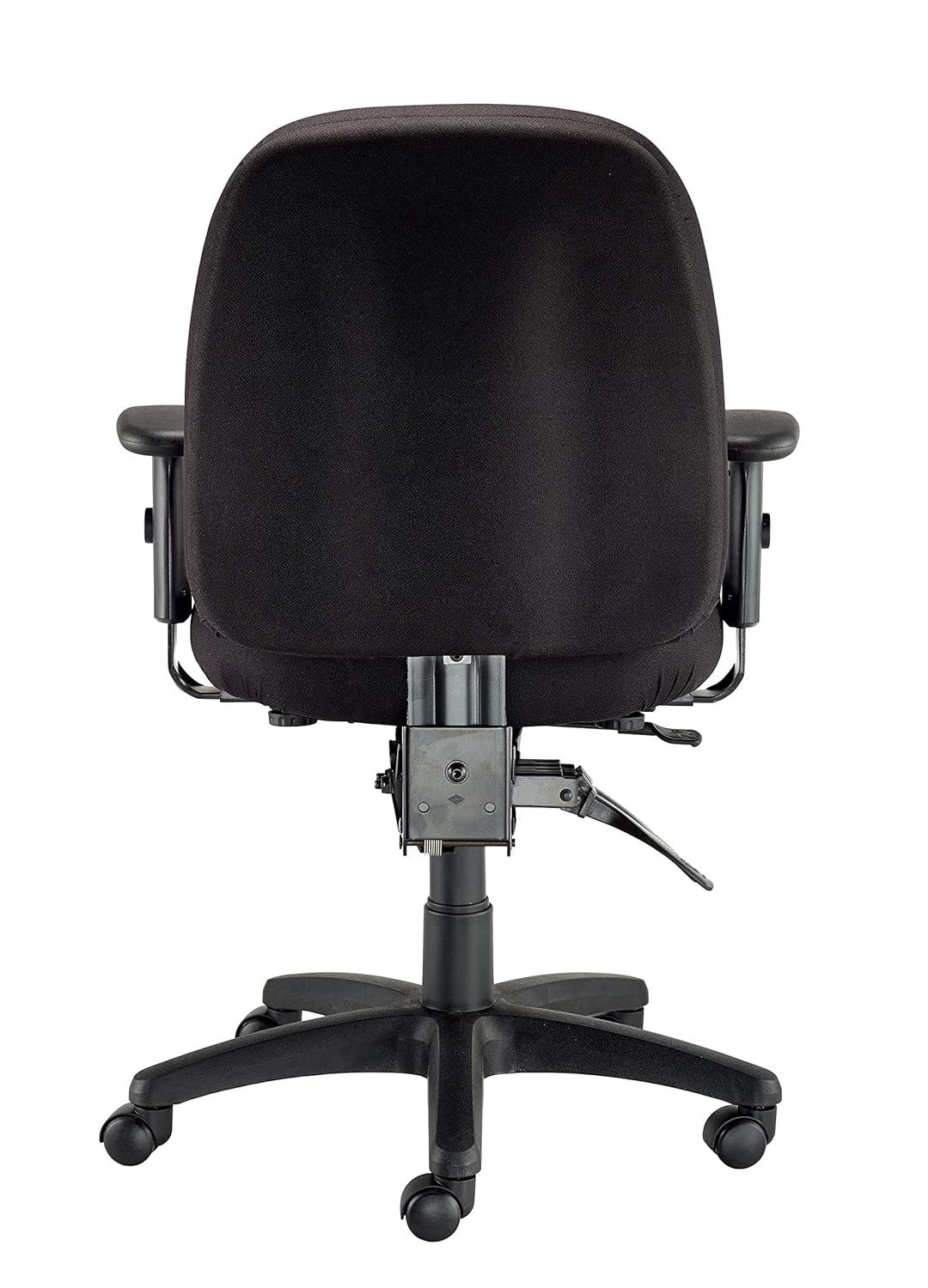 Eurotech 4 x 4 Multi Function Ergonomic Office Desk Chair w/ Armrests, Black
