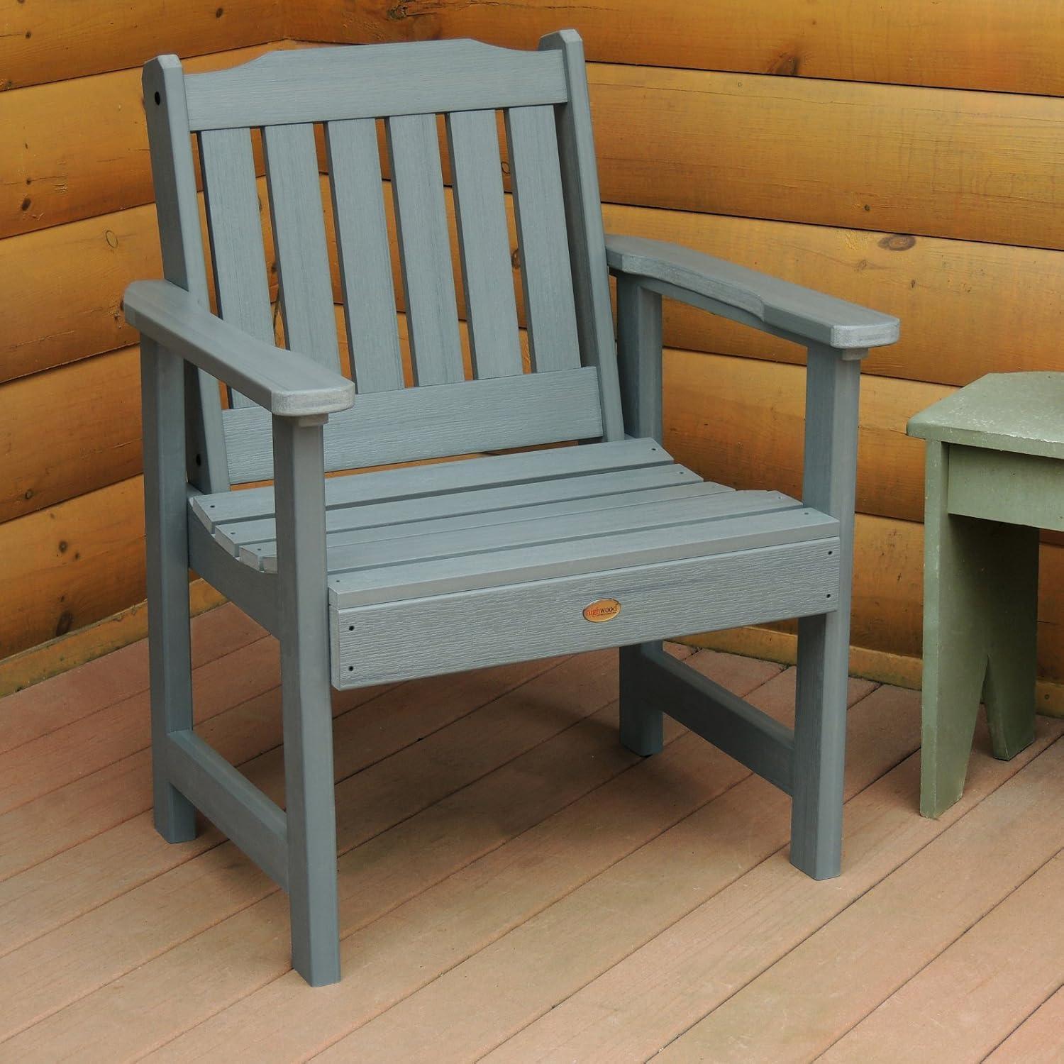highwood  Lehigh Synthetic Wood Garden Chair Nantucket Blue