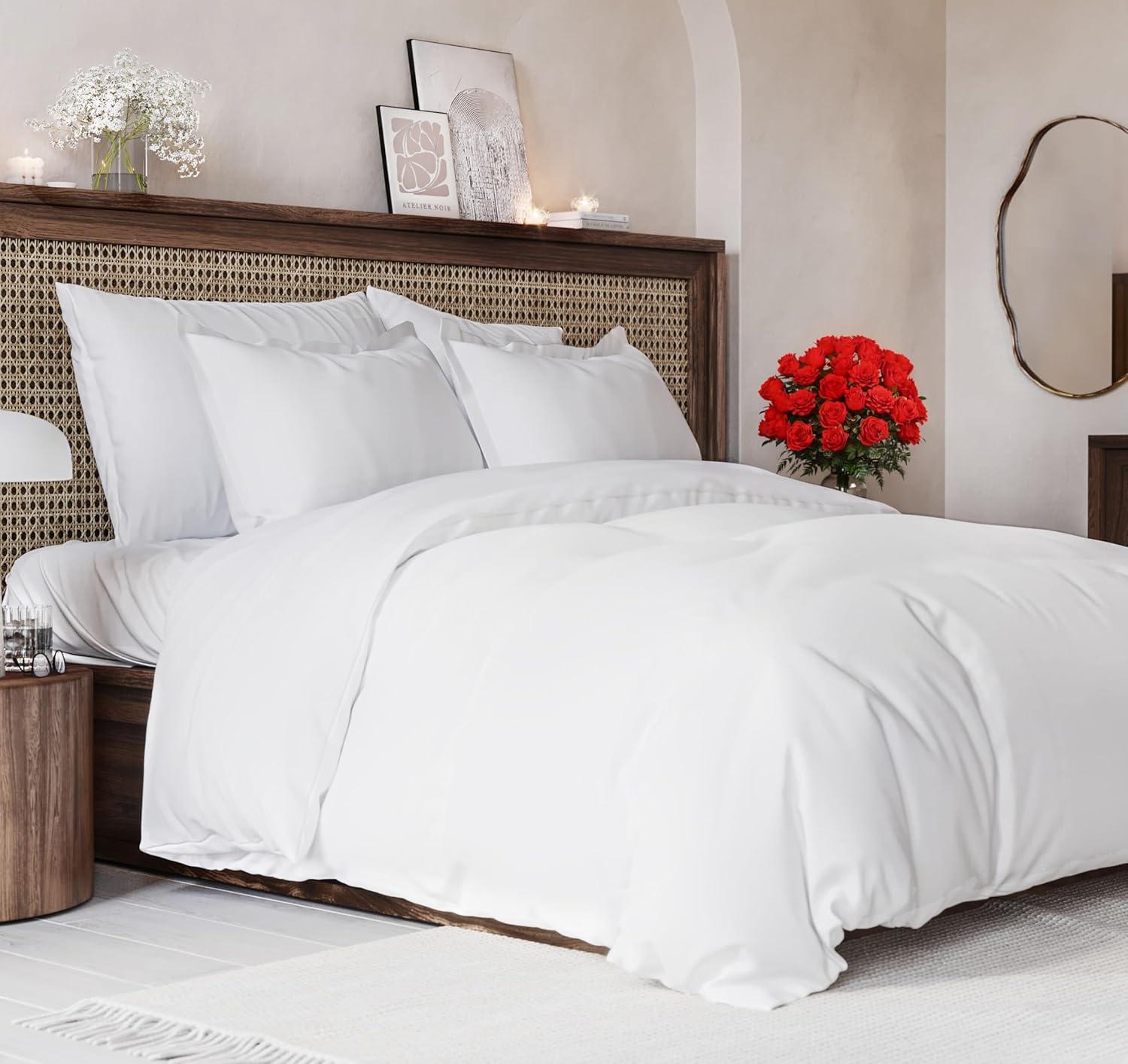 CGK Linens Premium Hotel Quality Soft & Cooling Duvet Cover Set