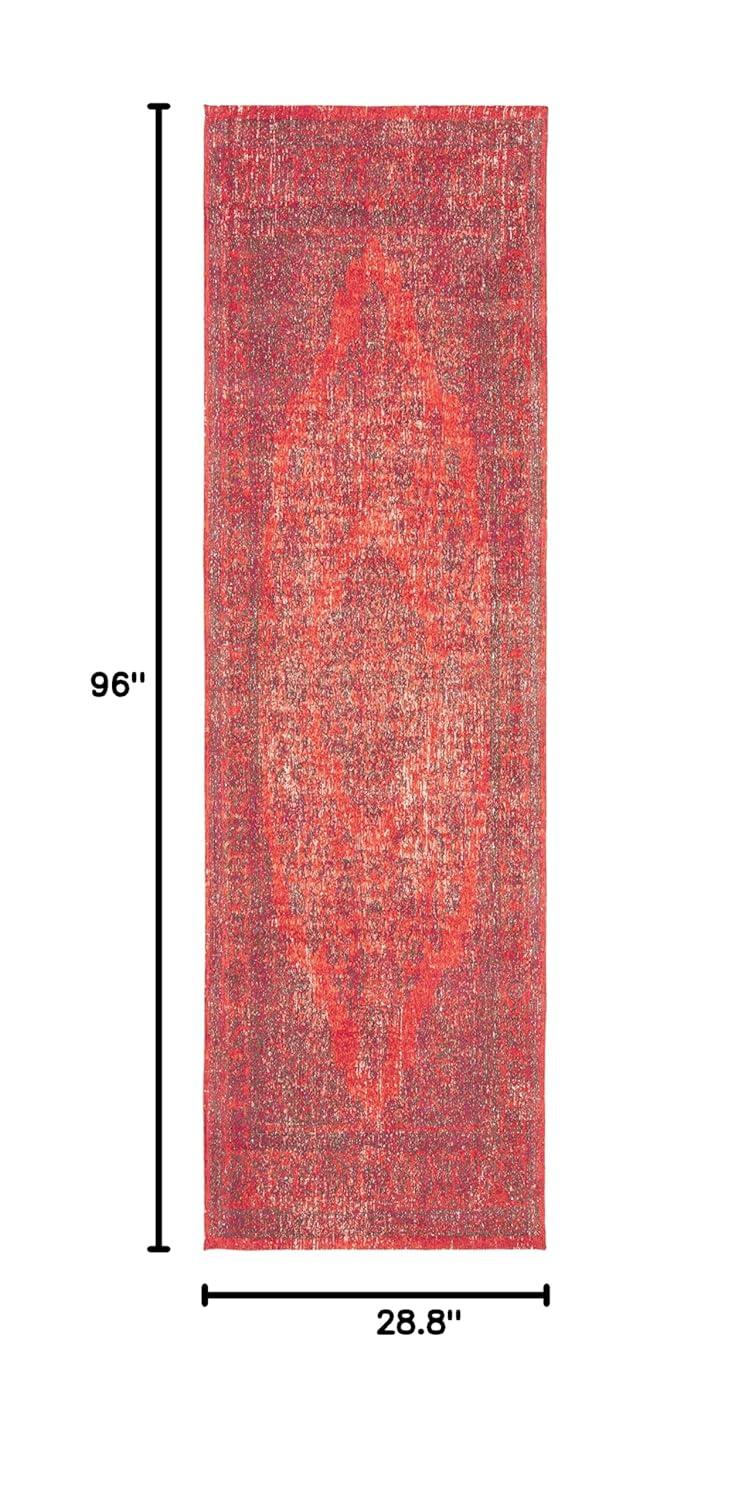 Classic Vintage CLV121 Loomed Indoor Runner Rug - Orange/Red - 2'4"x8' - Safavieh