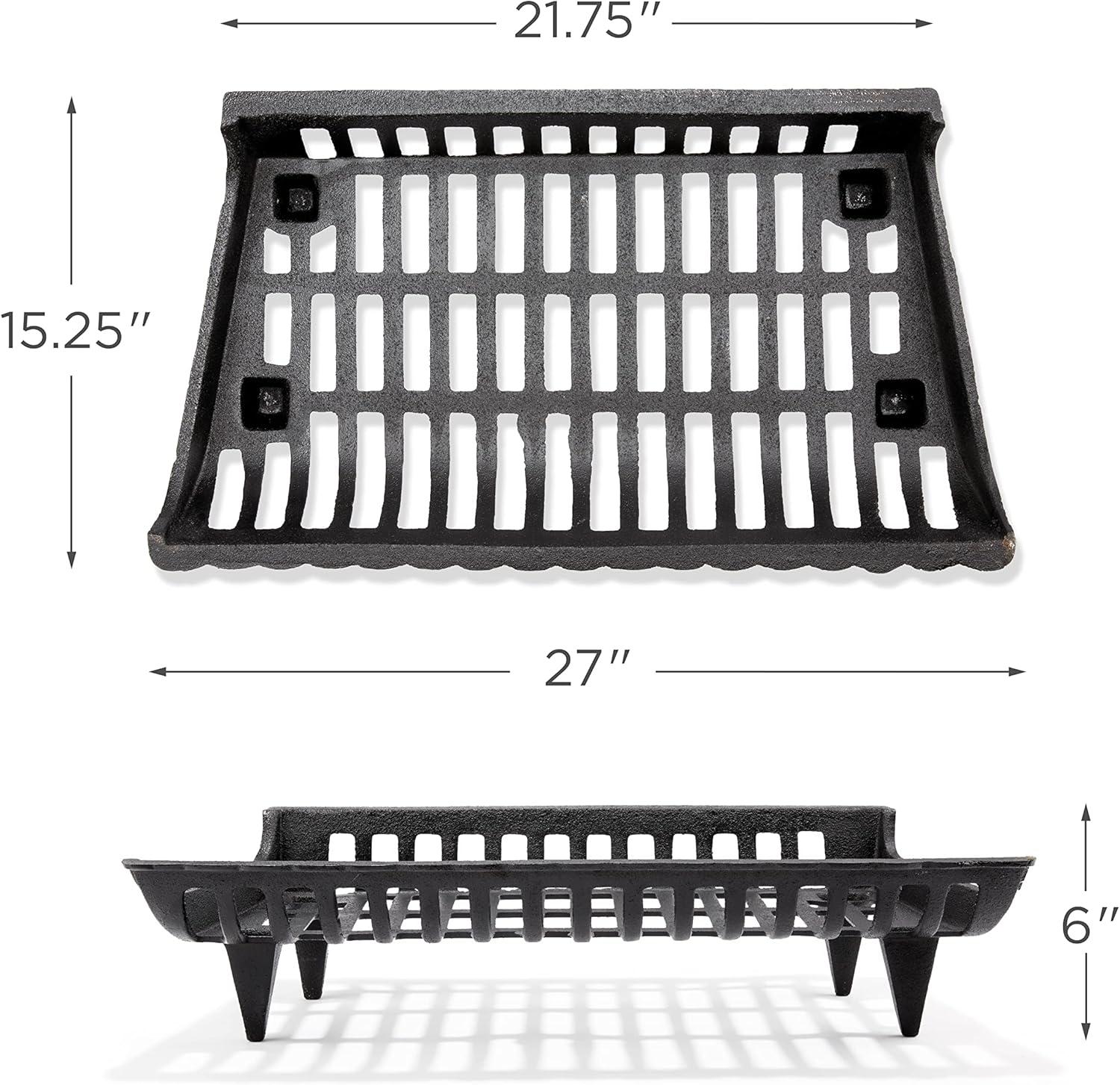 UniFlame Zero Clearance Cast Iron Stack Grate