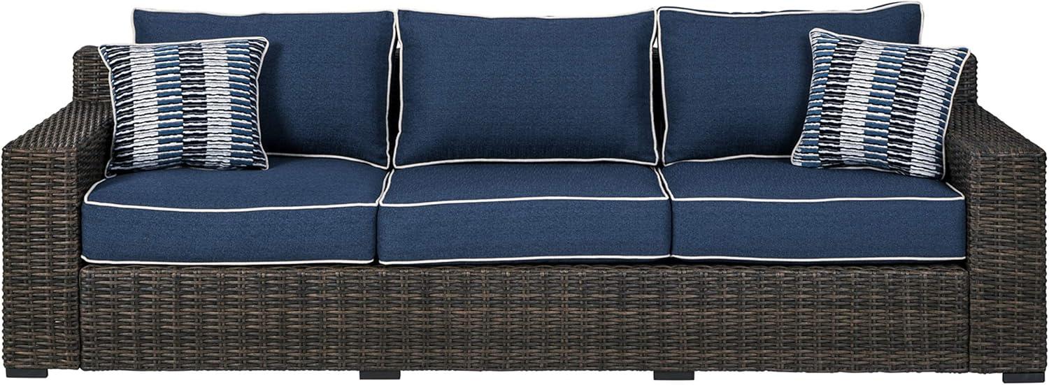 Signature Design by Ashley Grasson Lane Outdoor Sofa with Cushion