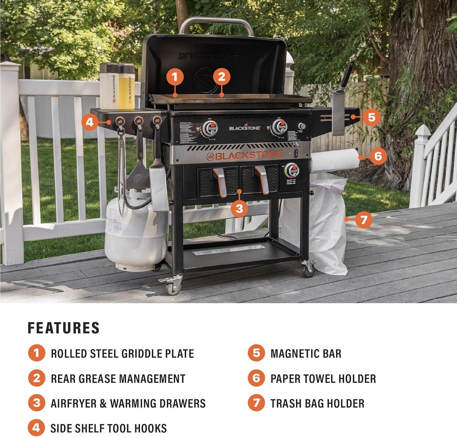 Blackstone 28" Griddle with Air Fryer