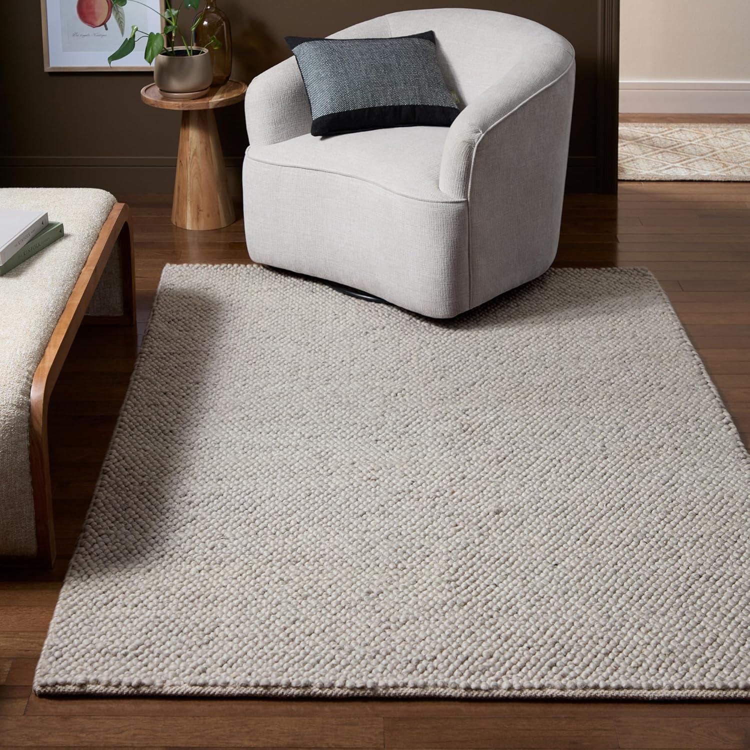 Town & Country Terra Olea Bubble Texture Handcrafted Area Rug Brown