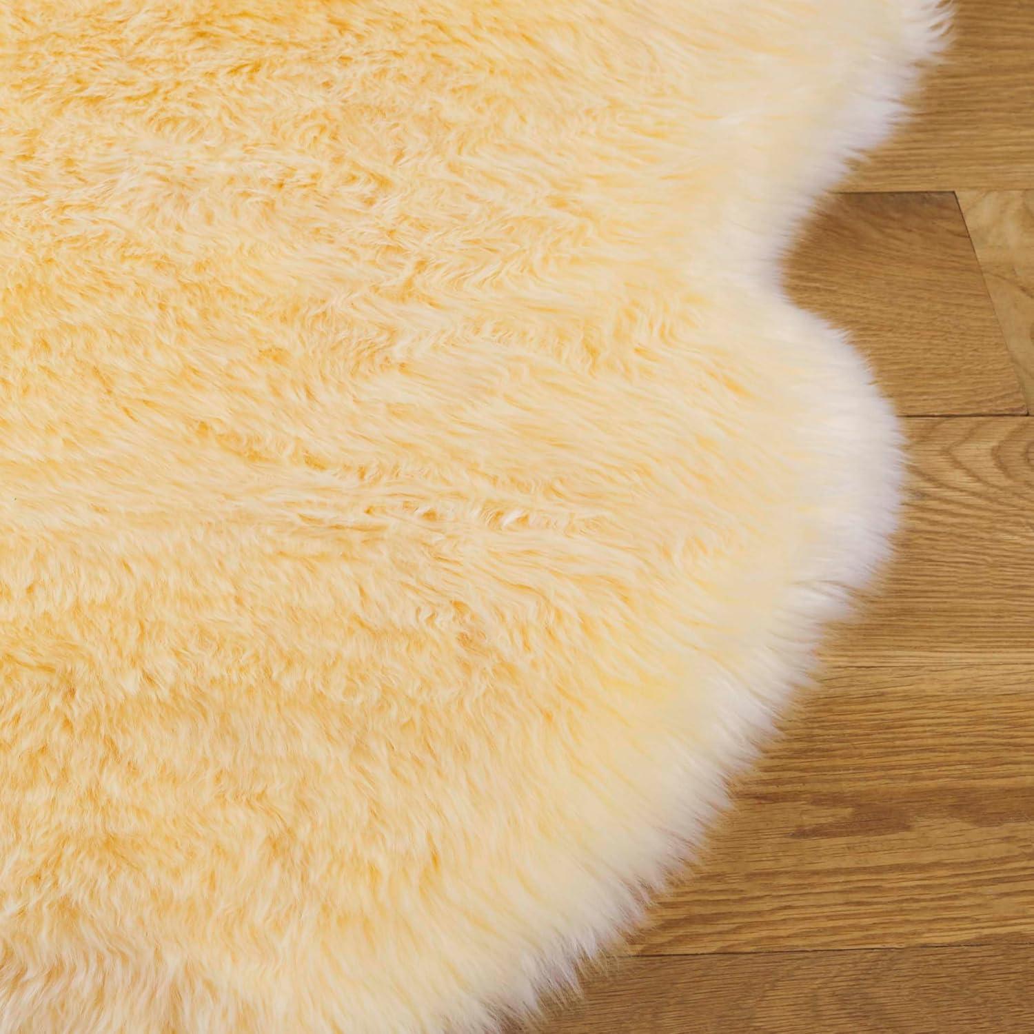 Sheep Skin Natural Sheep Skin Made Within Acid Dying Sheep Skin Solid Color Rug