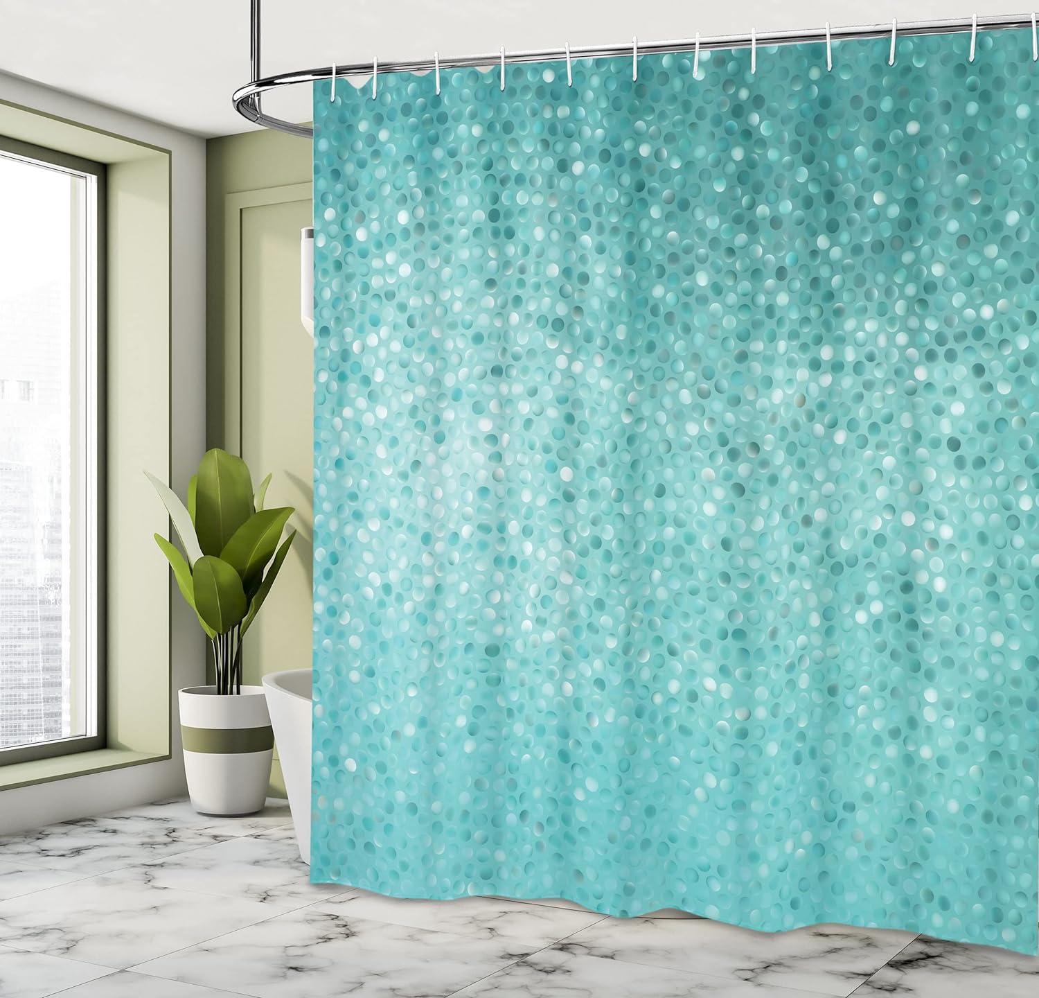 Shower Curtain with Hooks Included