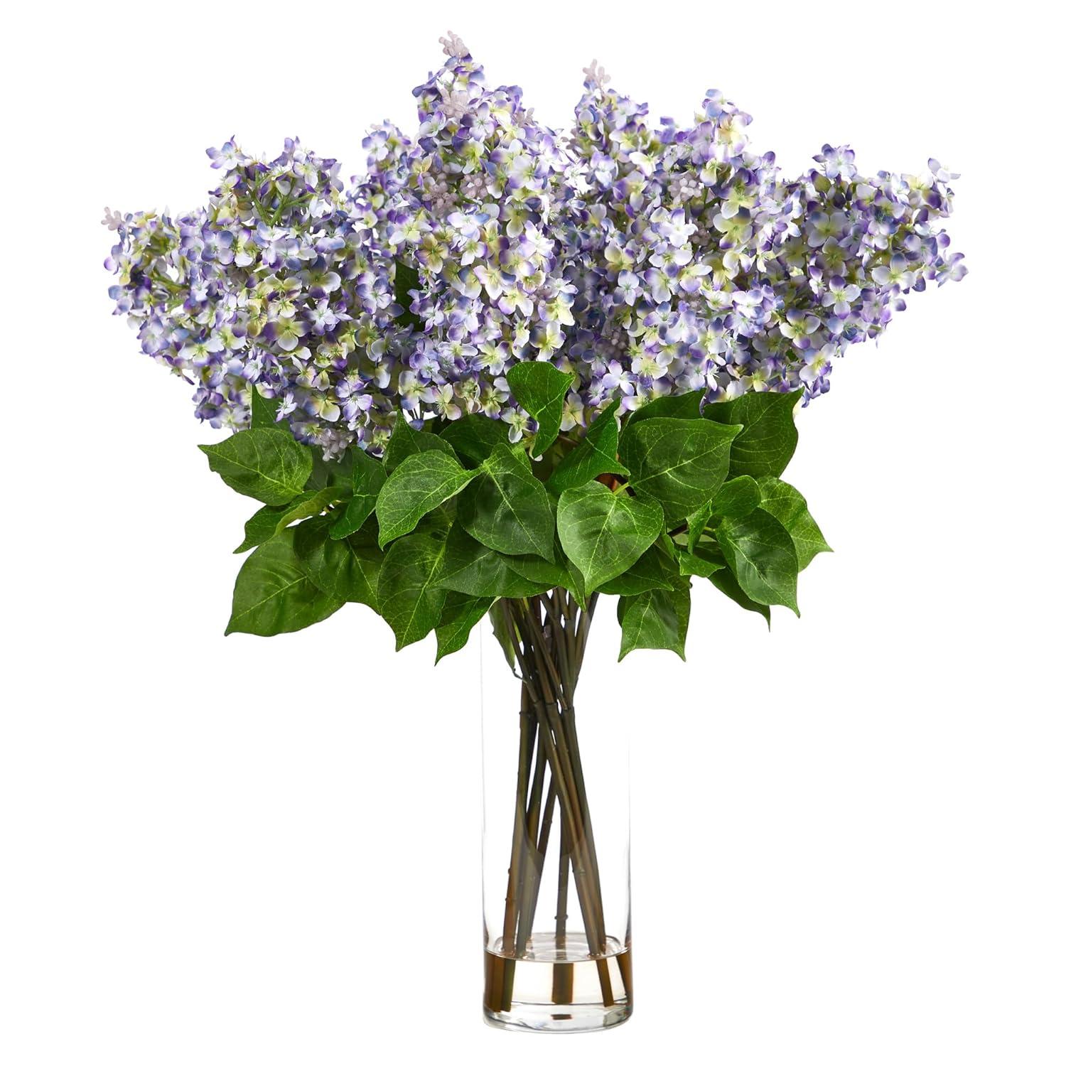 Primrue Alvarado Lilac Arrangement in Vase