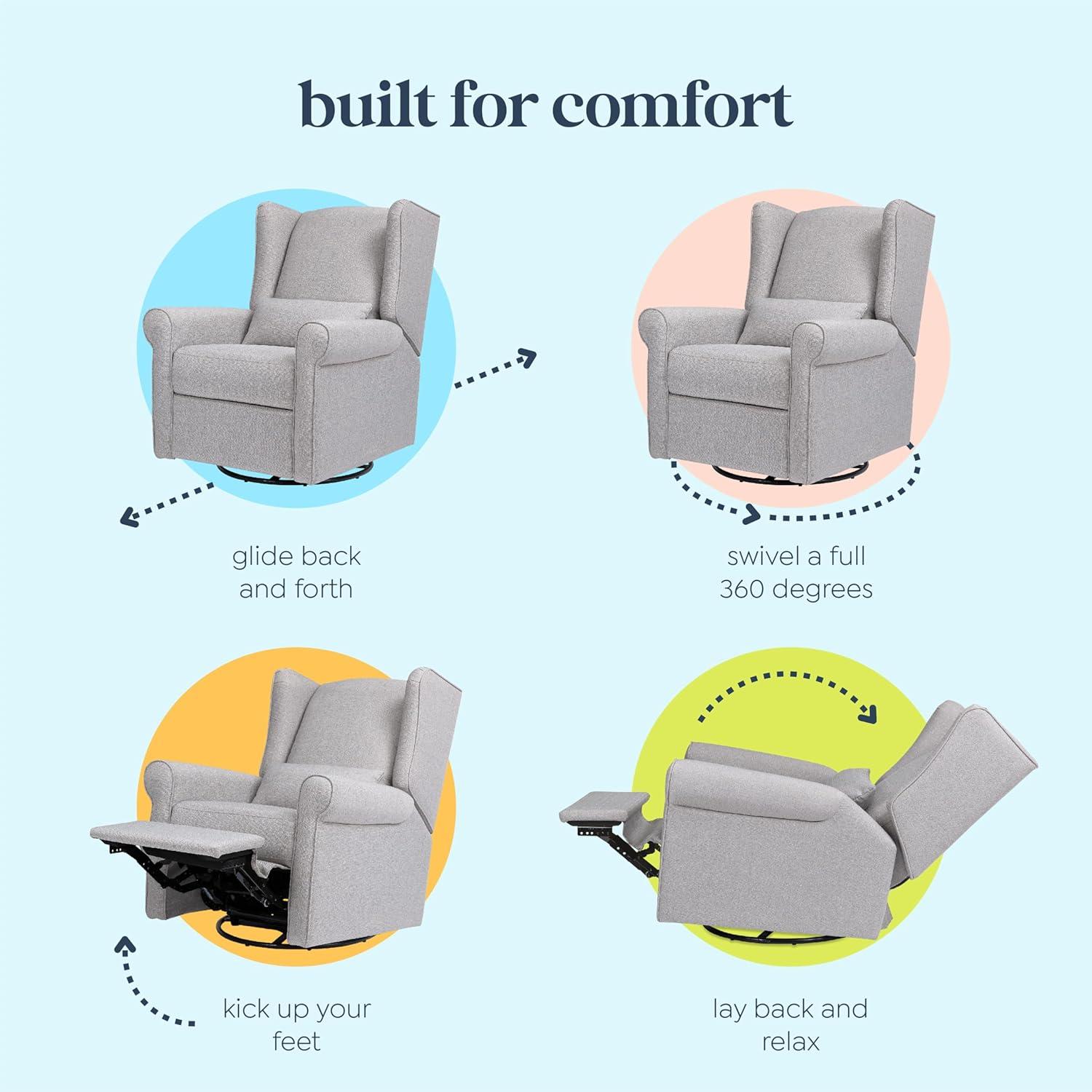 daVinci Hayden Swivel Reclining Glider