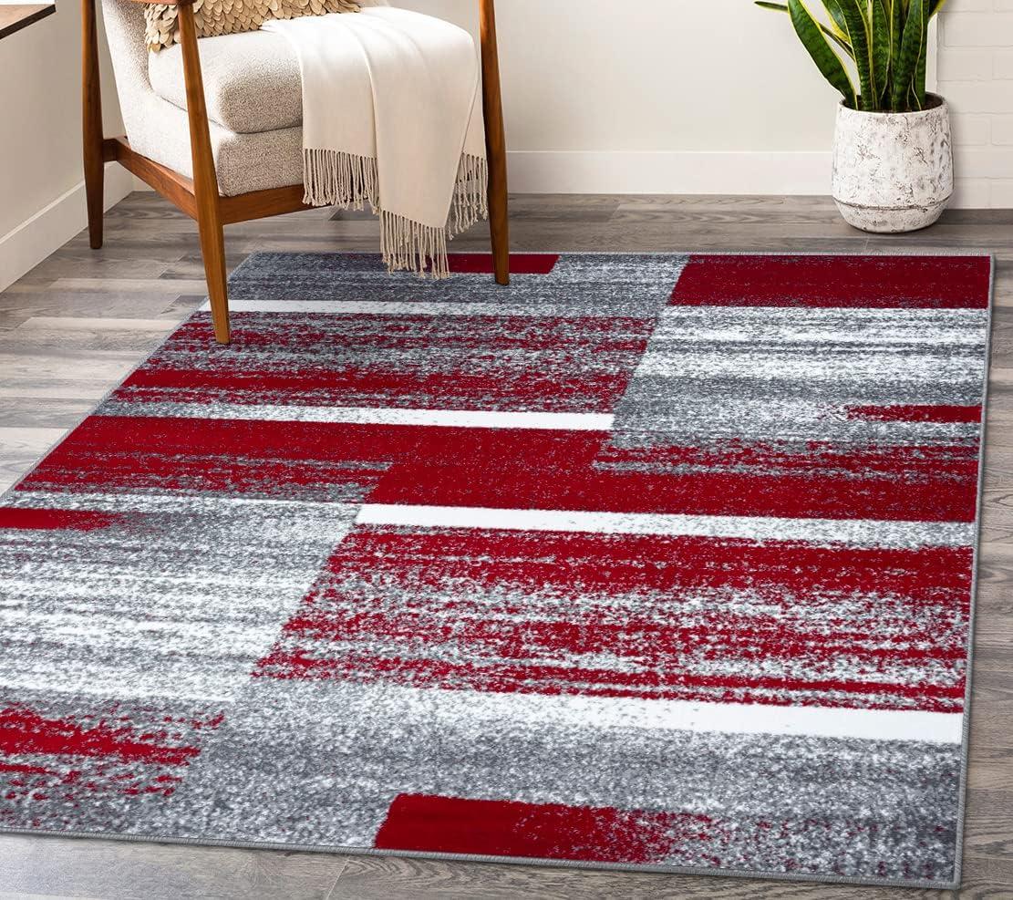 Luxe Weavers Abstract Geometric Rug