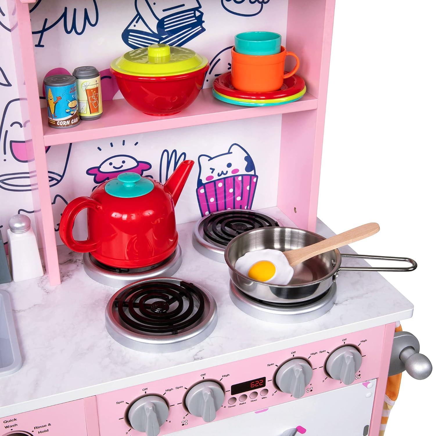 Pretend Wooden Kitchen Set