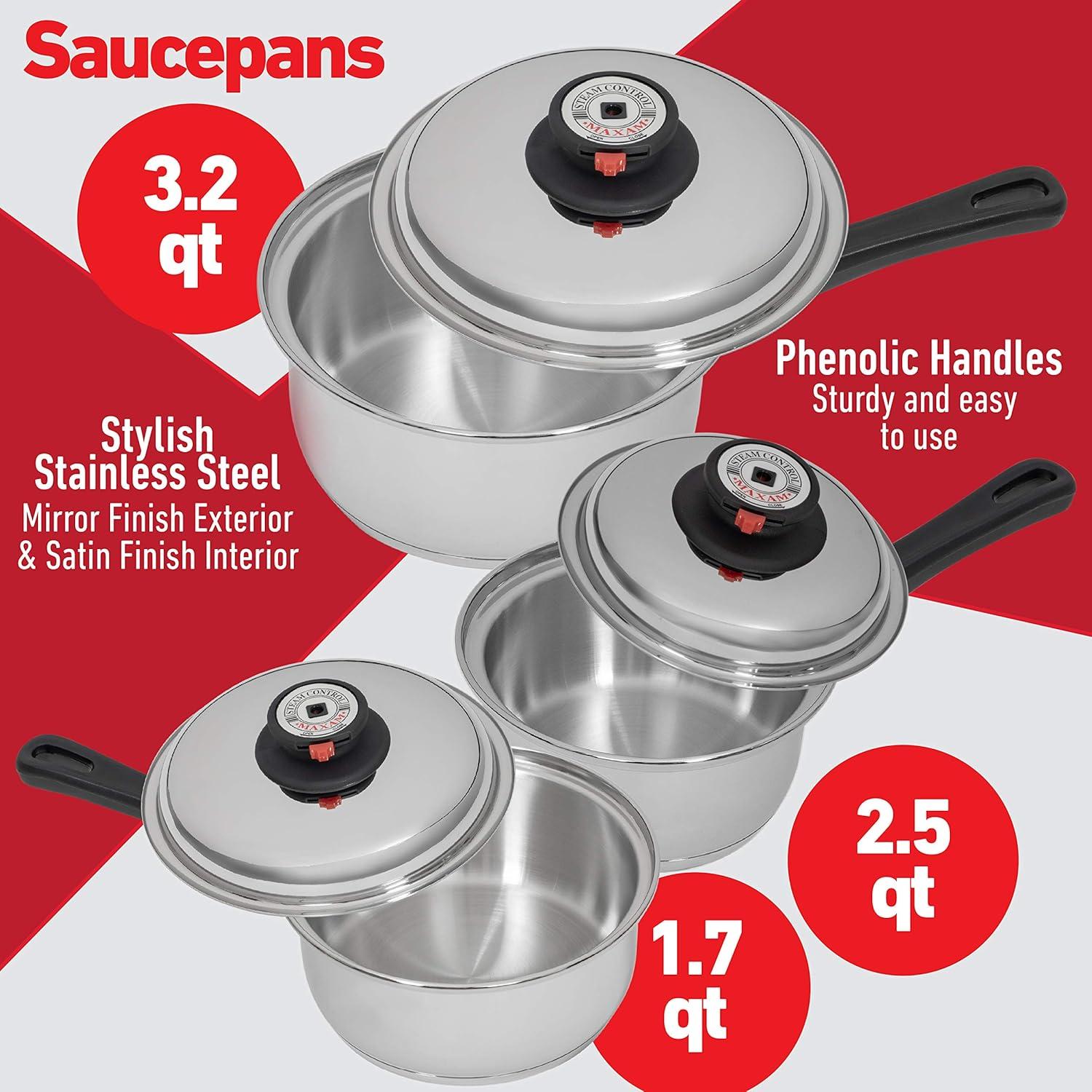 Maxam 9-Element Cookware