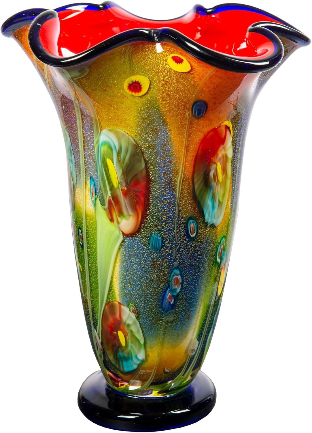 Dale Tiffany Coast Sand Favrile Vase