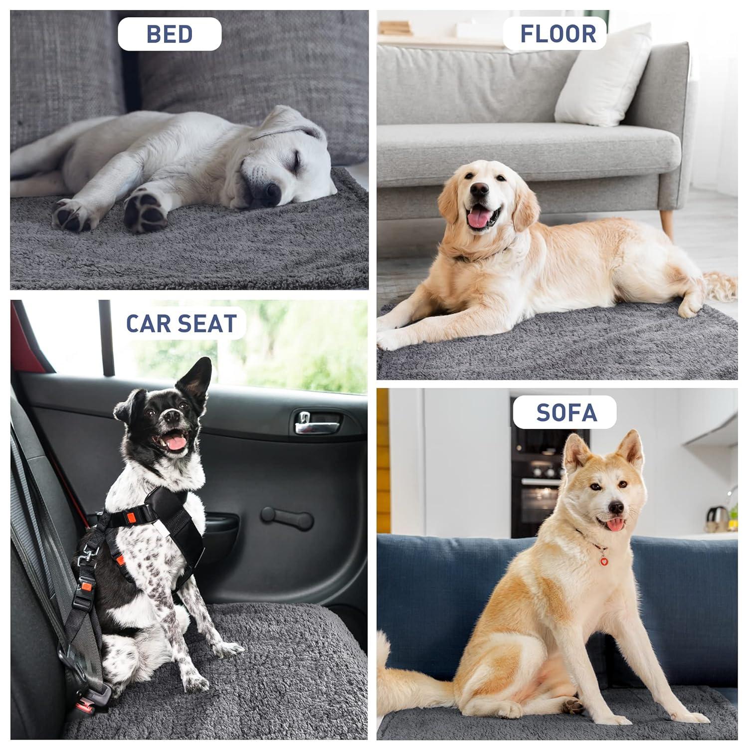 Kritter Planet Waterproof Dog Blanket, Reversible Water Proof Pet Blanket for Couch, Bed & Sofa, Washable Couch Covers for Dogs - Protects Furniture