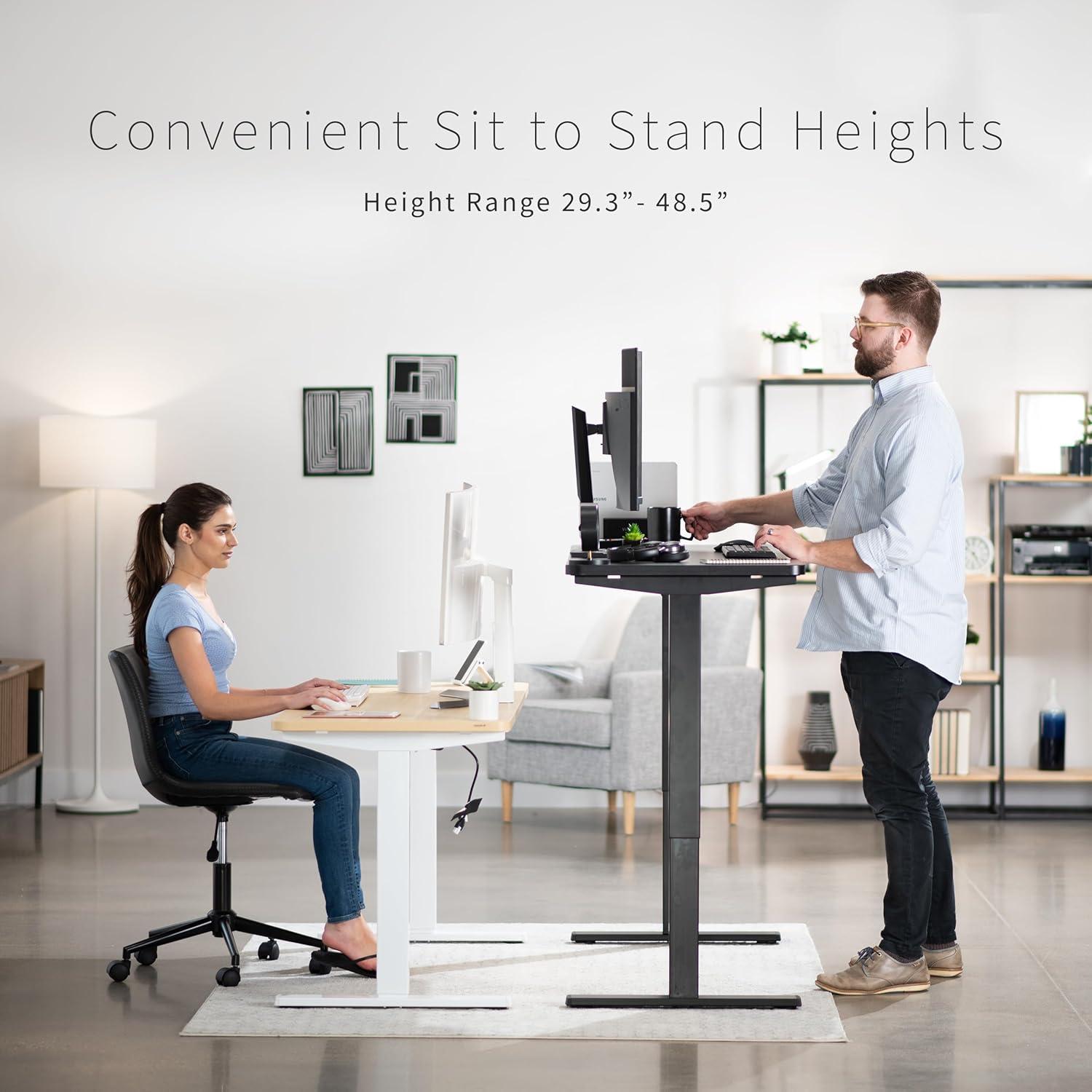 Vivo VIVO Single Motor Electric Desk with Push Button Memory Controller