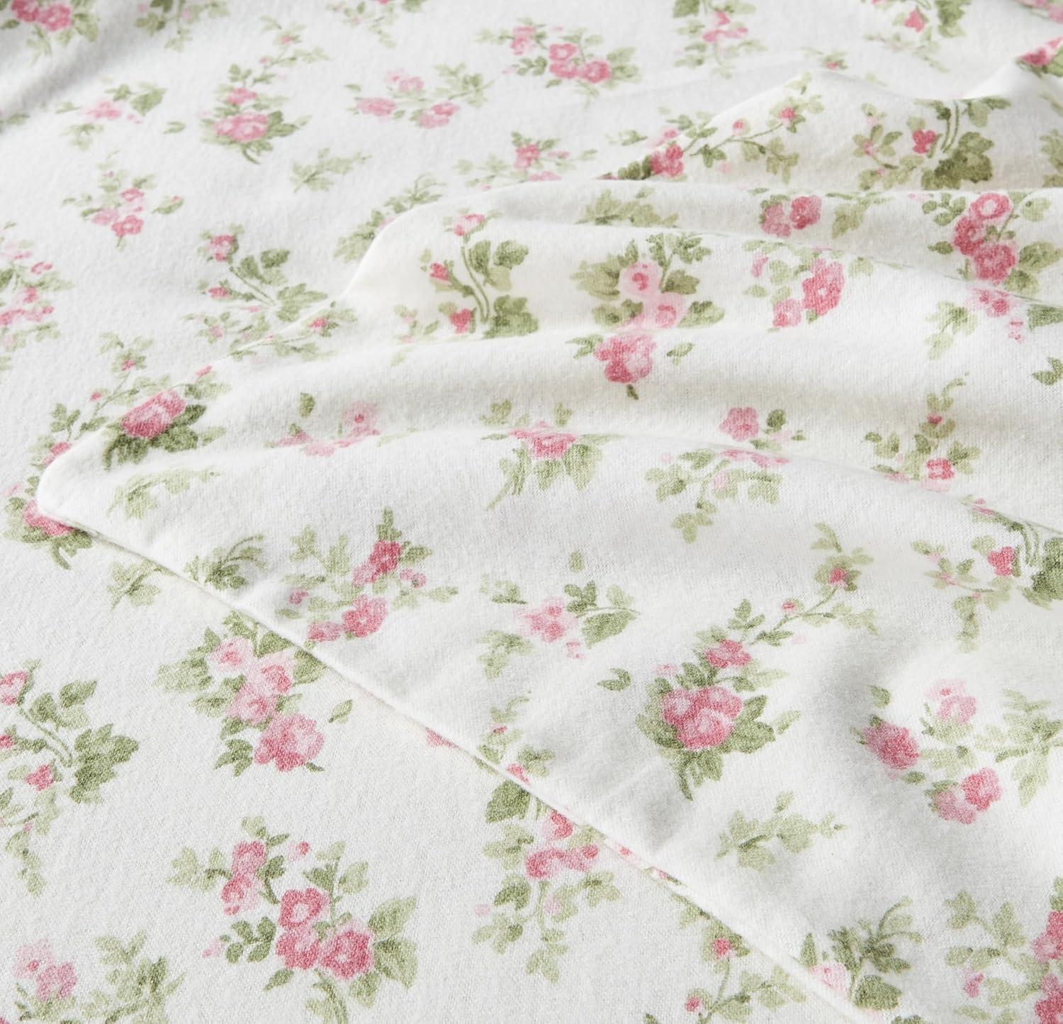 Laura Ashley Laura Ashley Cotton Flannel Cozy Sheet Sets