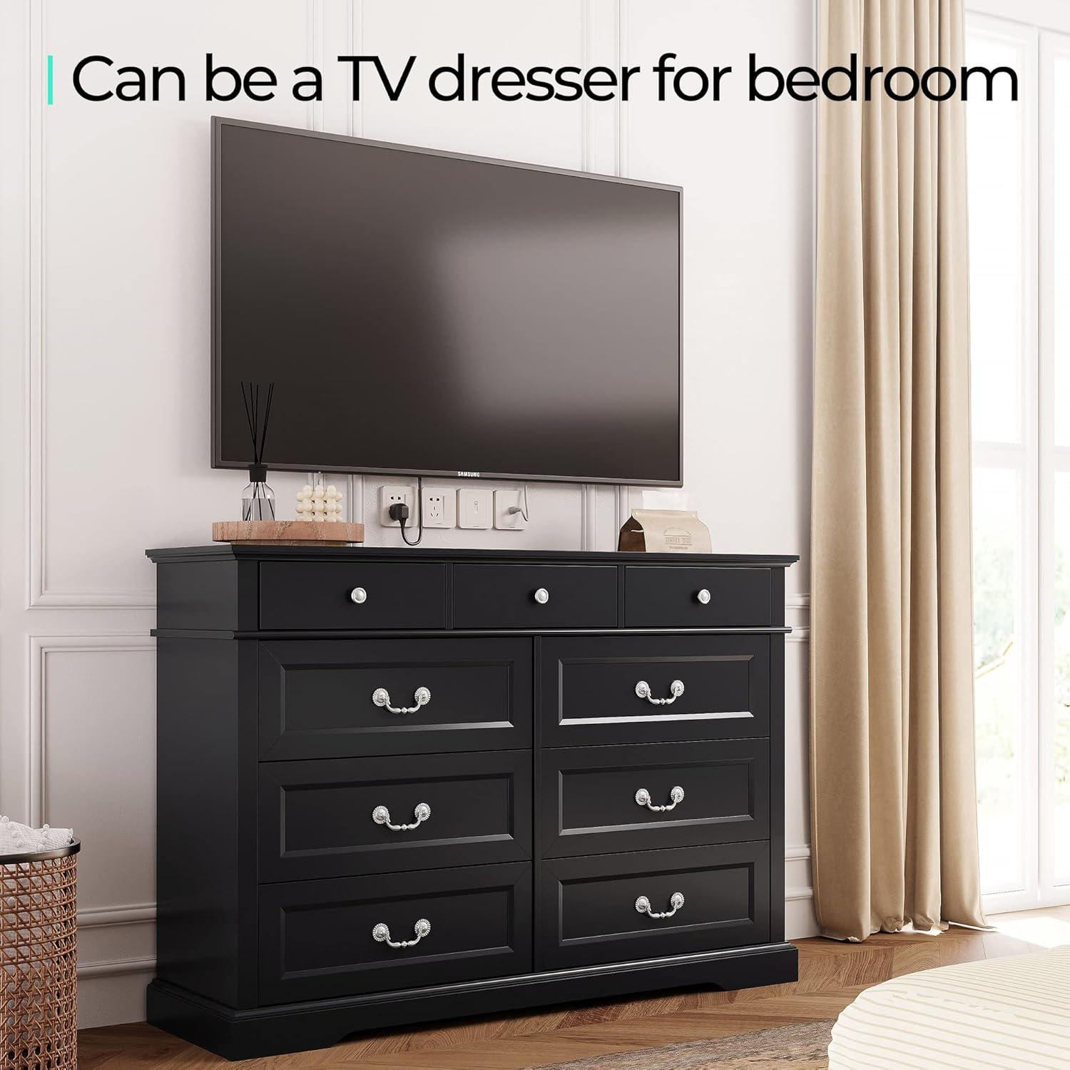 August Grove® Dugazon Wood Bedroom Dresser Farmhouse Drawer Chest