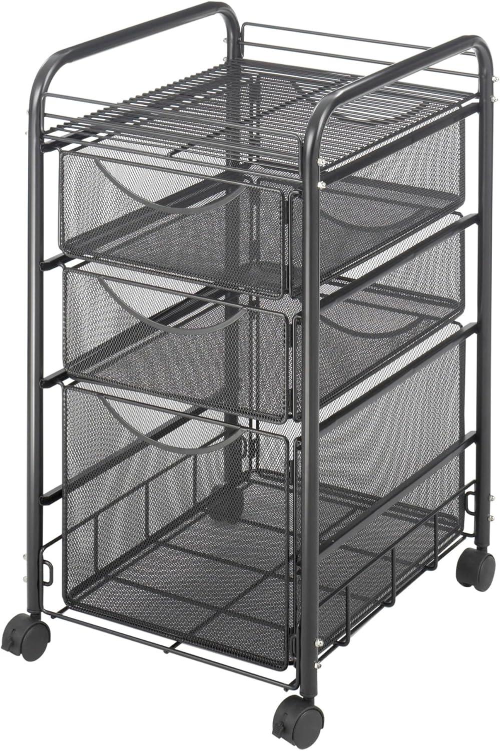 Onyx™ Mesh Mobile File Cart