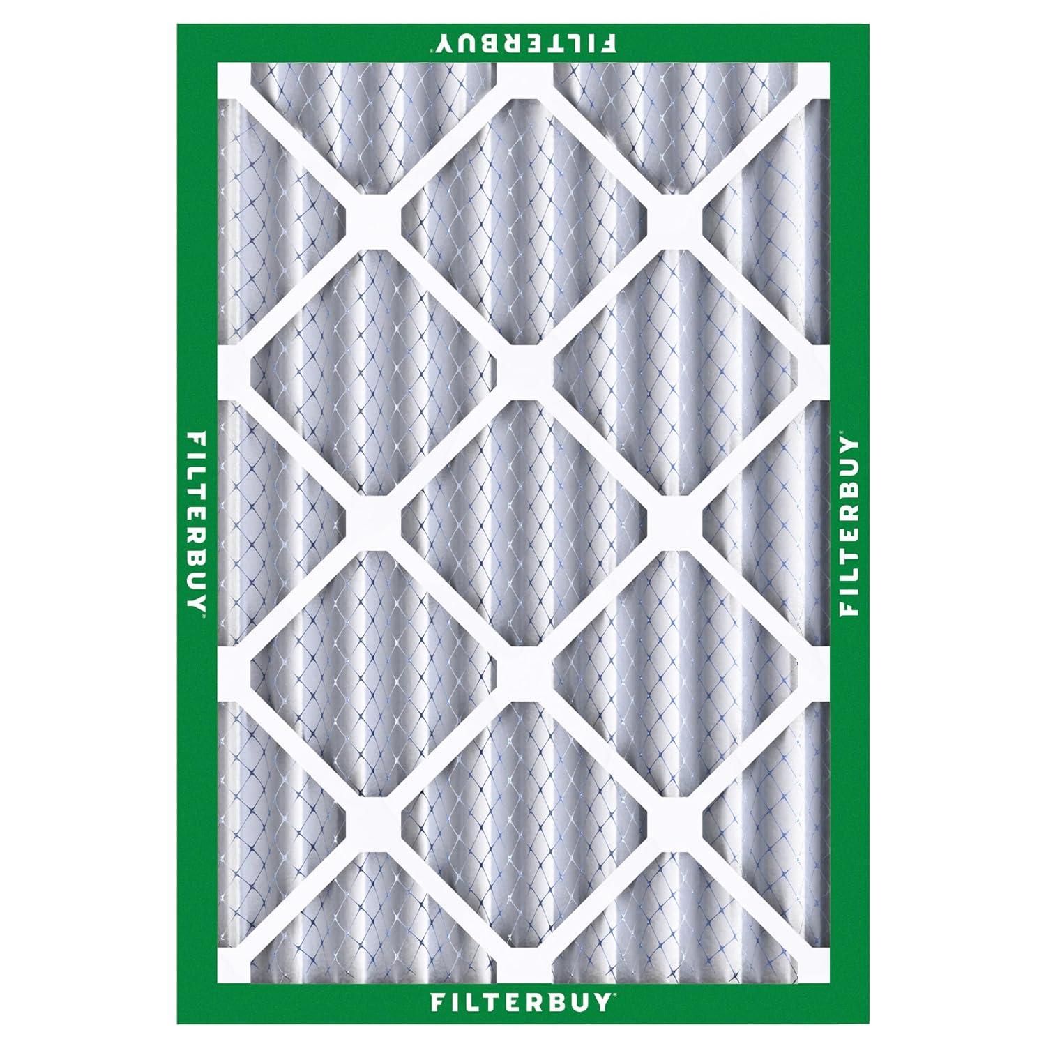 Filterbuy Filterbuy 18x24x4 Air Filter MERV 8, Pleated HVAC AC Furnace Filters Replacement (Set of 5)