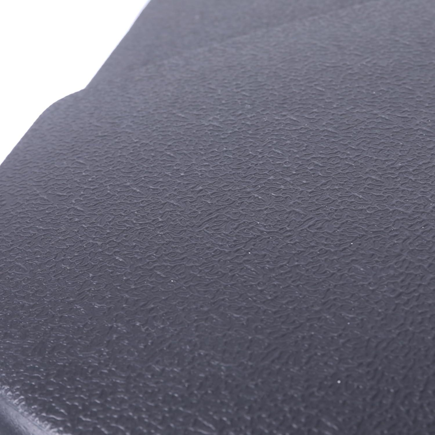 Flash Furniture Hank Heavy Duty Weather-Resistant Universal Offset Umbrella Base with Grooved Handles and Built-In Wheels in Black