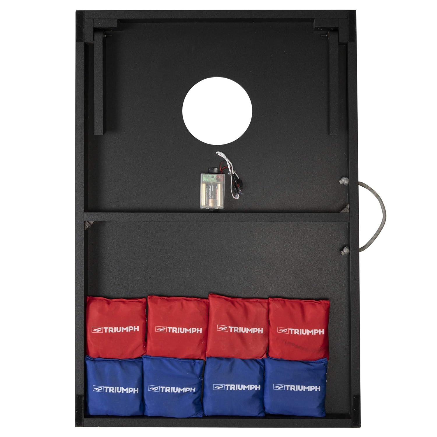Triumph Sports Triumph Led Patriotic Cornhole Set