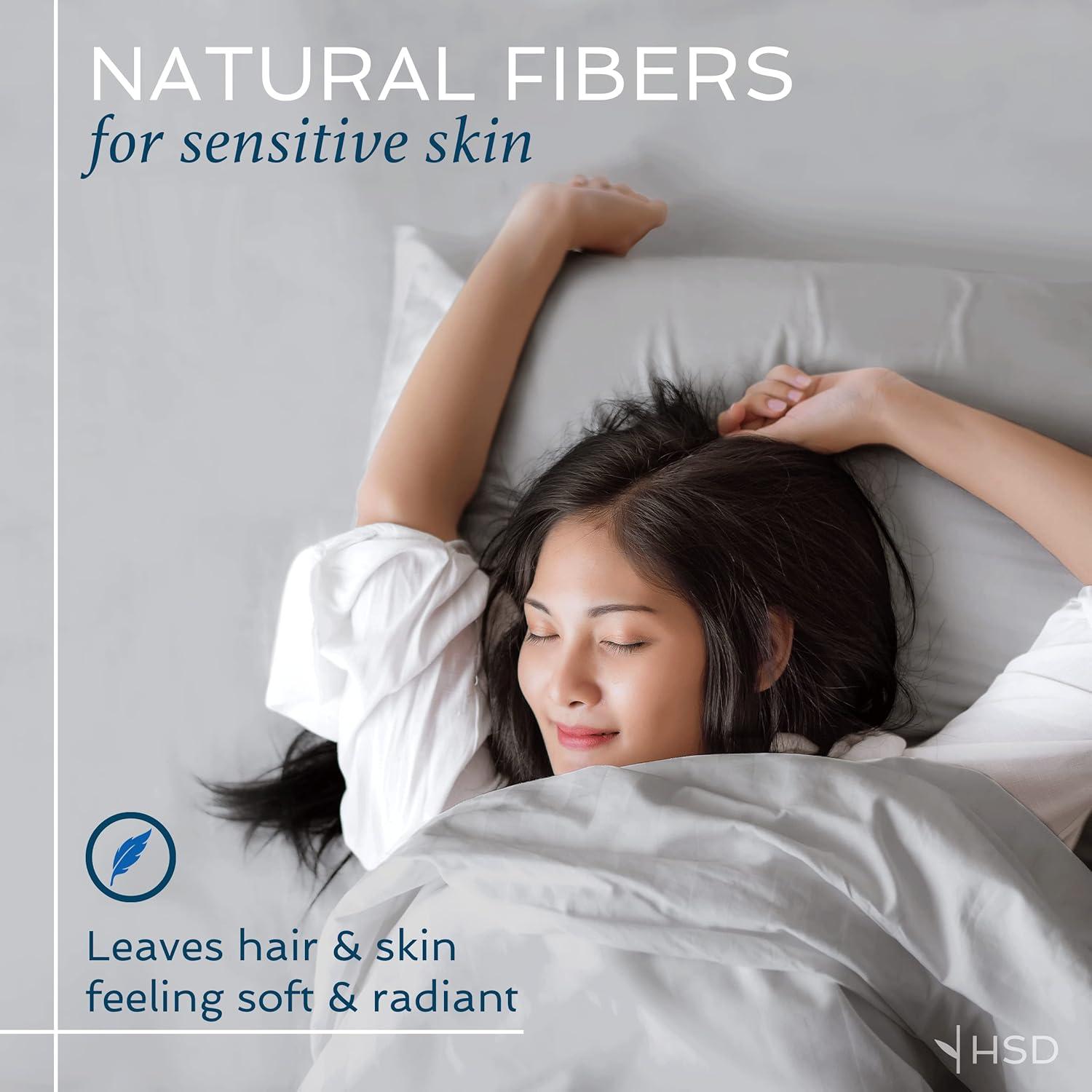 Hotel Sheets Direct 3 Piece King Duvet Cover Set, 100% Viscose Derived from Bamboo Comforter Cover with 2 Pillow Shams, Moisture-Wicking, Silky Soft Texture, Cooling, Breathable, Easy Care, Dark Gray