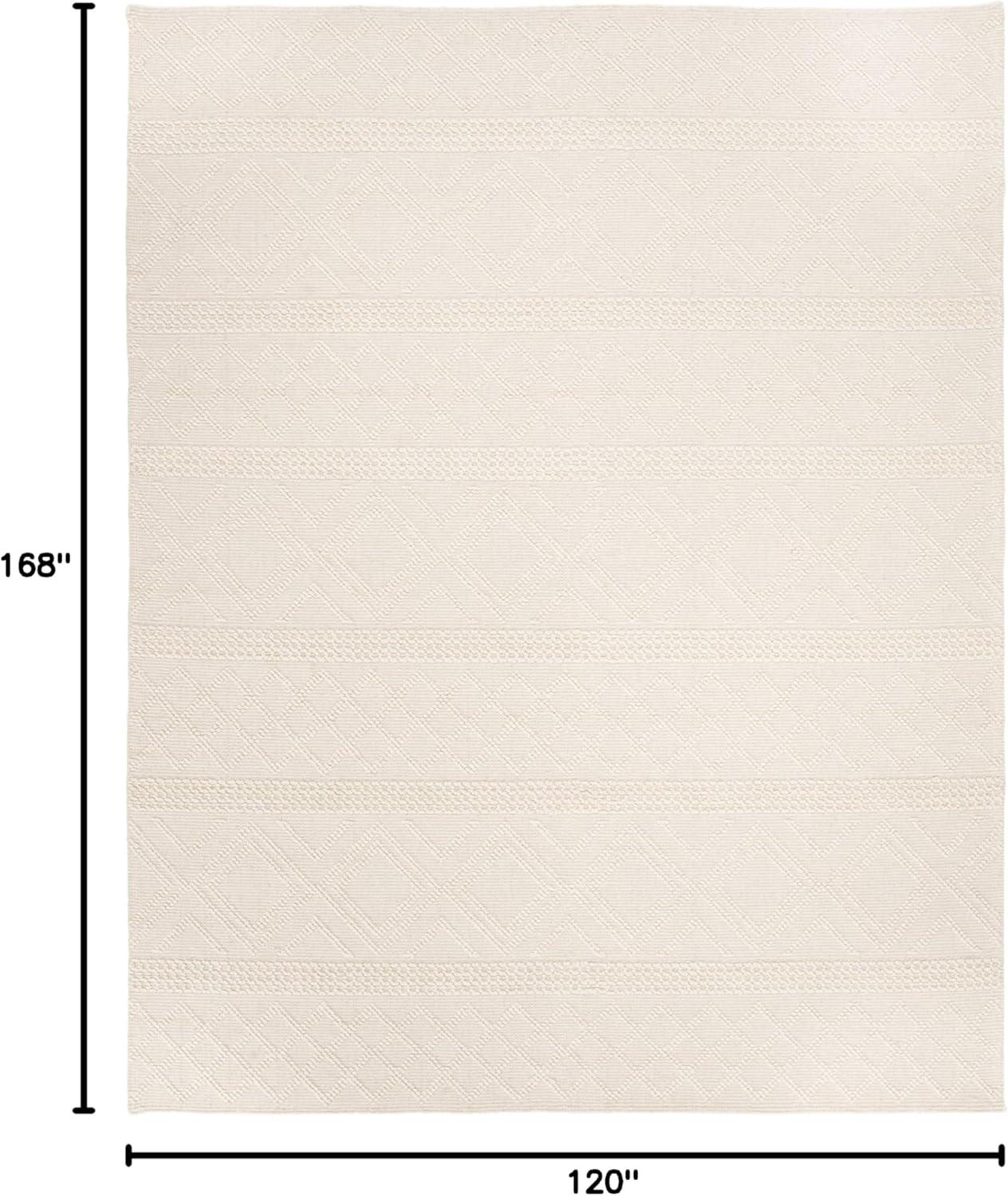 SAFAVIEH Vermont Chelsea Striped Area Rug, Ivory, 10' x 14'