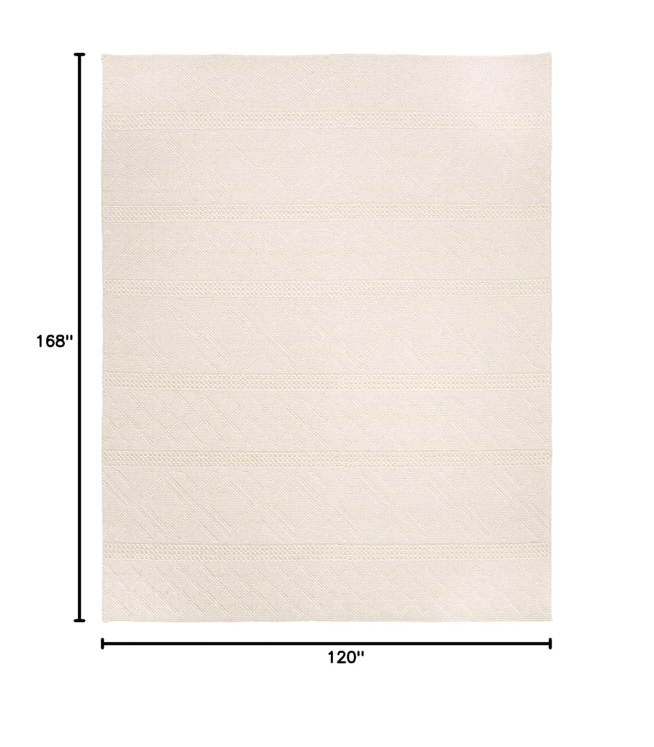 SAFAVIEH Vermont Chelsea Striped Area Rug, Ivory, 10' x 14'
