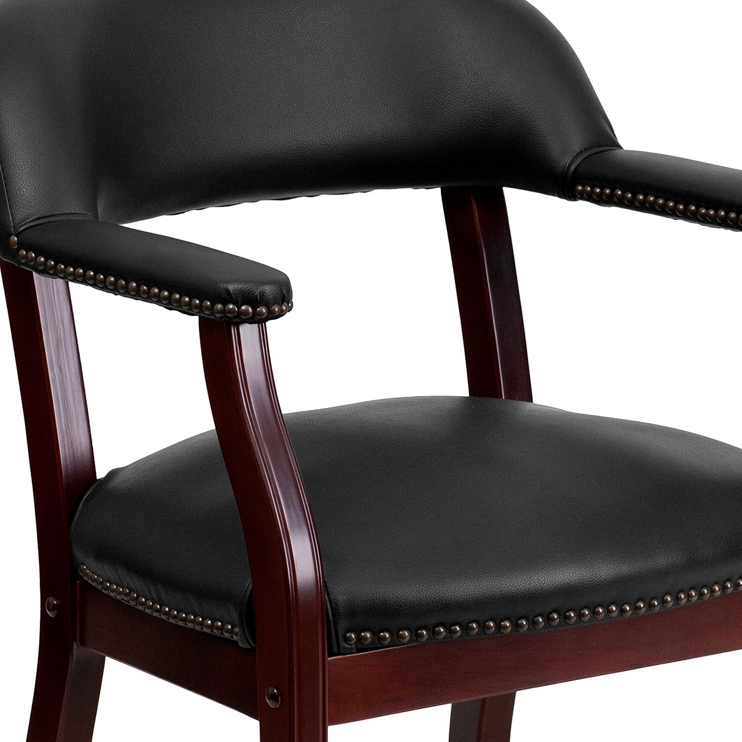 Emma and Oliver Conference Chair with Accent Nail Trim  and Casters