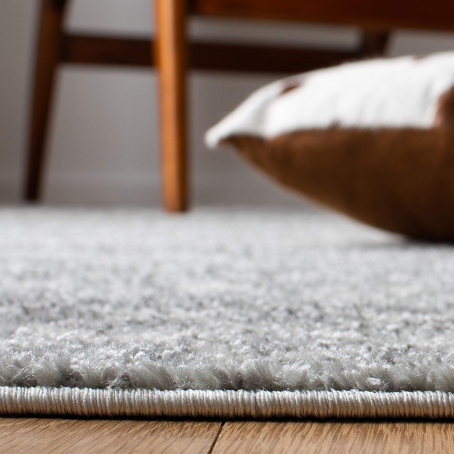 Madison 700 MAD798 Power Loomed Indoor Area Rug - Silver/Ivory - 9'x12' - Safavieh