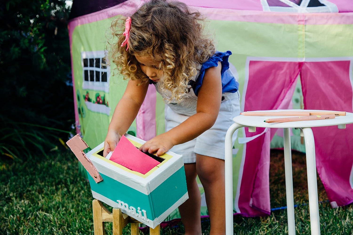 Lil' Cottage House Play Tent with Garden Graphics