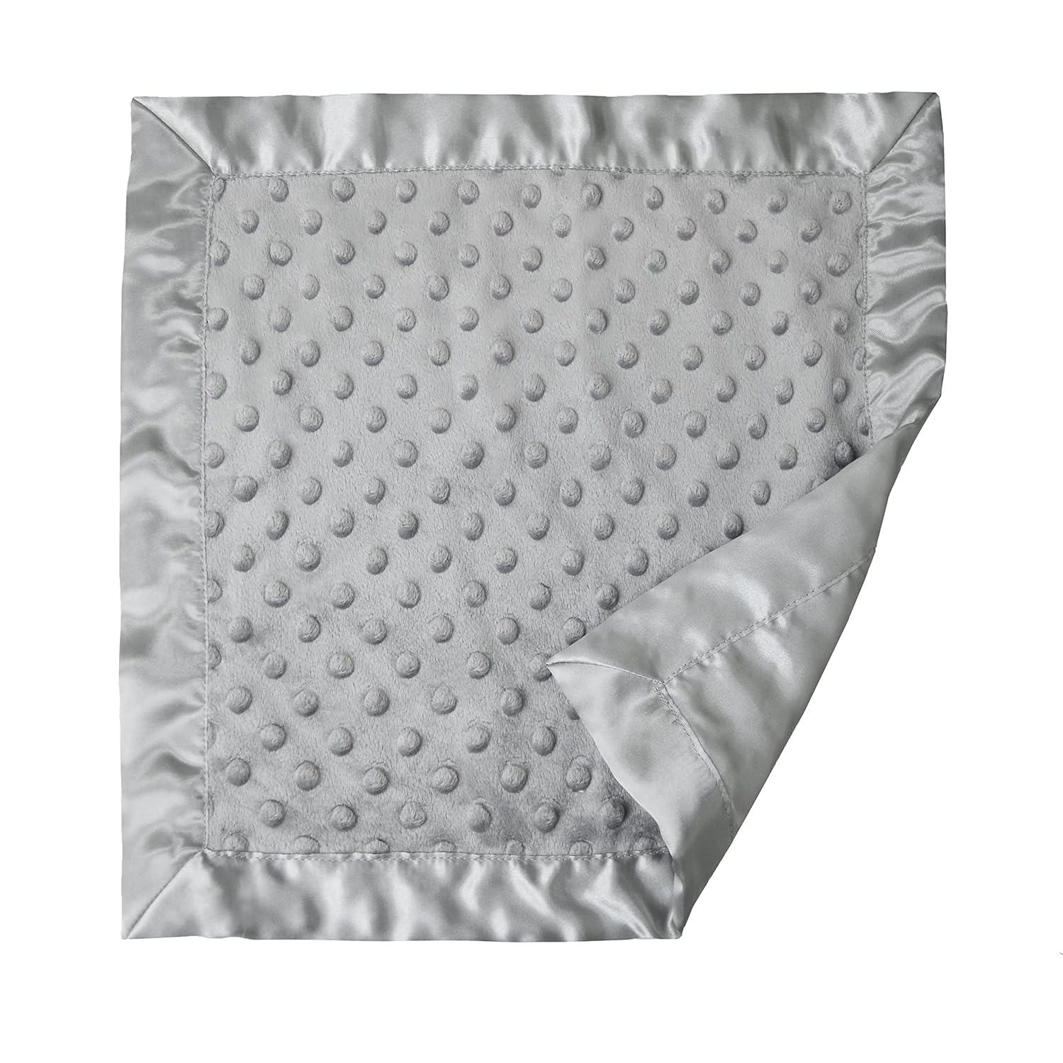 American Baby Company Heavenly Soft Chenille Blanket Set, Gray, for Boys & Girls