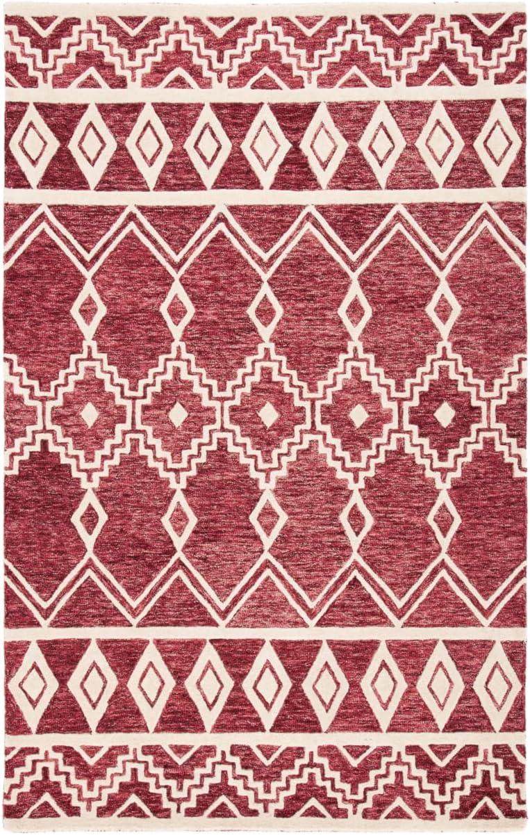 Abstract ABT851 Hand Tufted Area Rug  - Safavieh