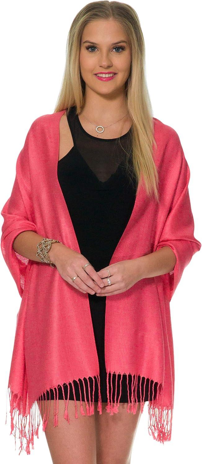 Pashmina Shawls and Wraps for Evening Dresses, Large Soft Pashminas Wedding Shawl